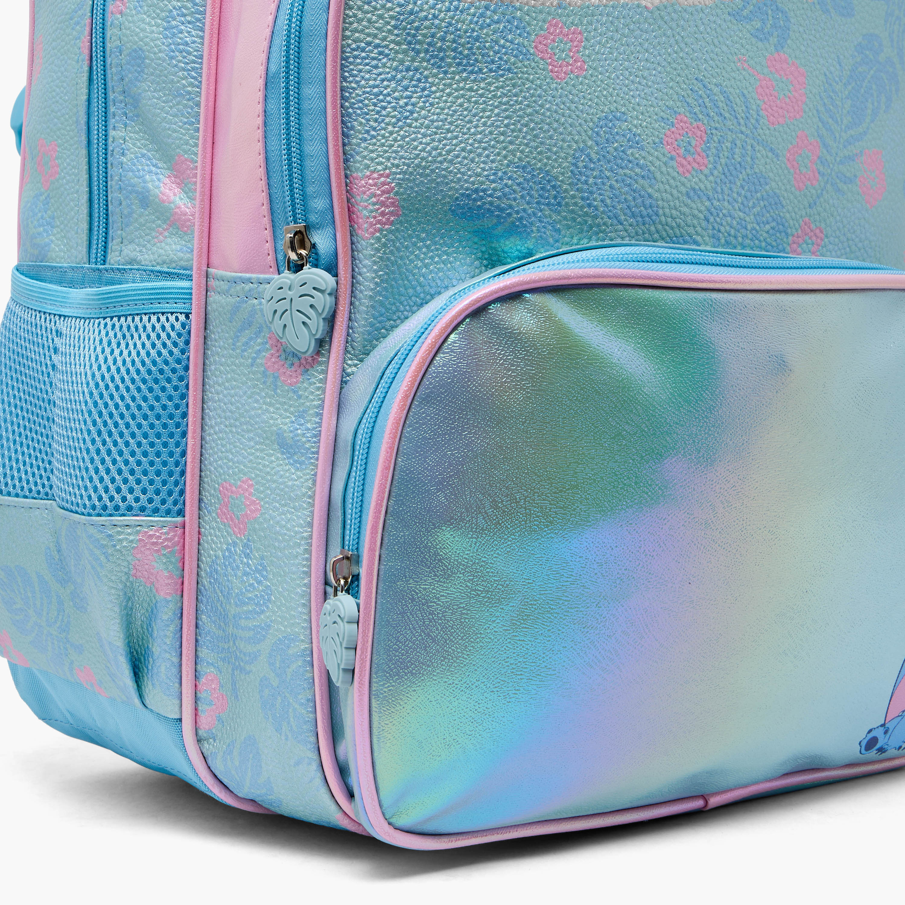 Disney Stitch Backpack for Girls 5-8 Years with Laptop Compartment - 16 inches-school-bagsandbackpacks-backpacks-image-4