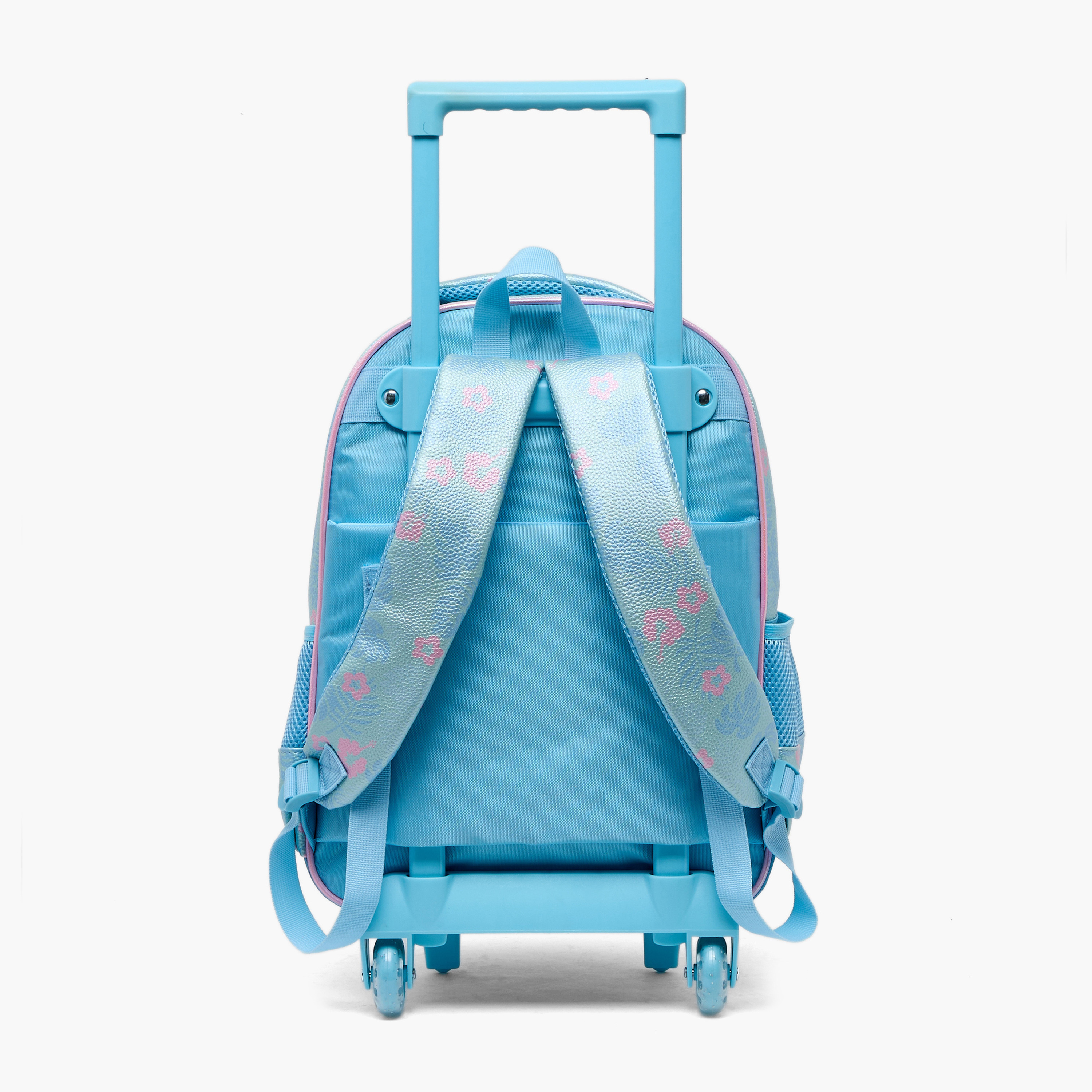 Disney Stitch Print Trolley Bag for Girls 5-8 Years with Durable Wheels - 16 inches-school-bagsandbackpacks-trolleybags-image-10