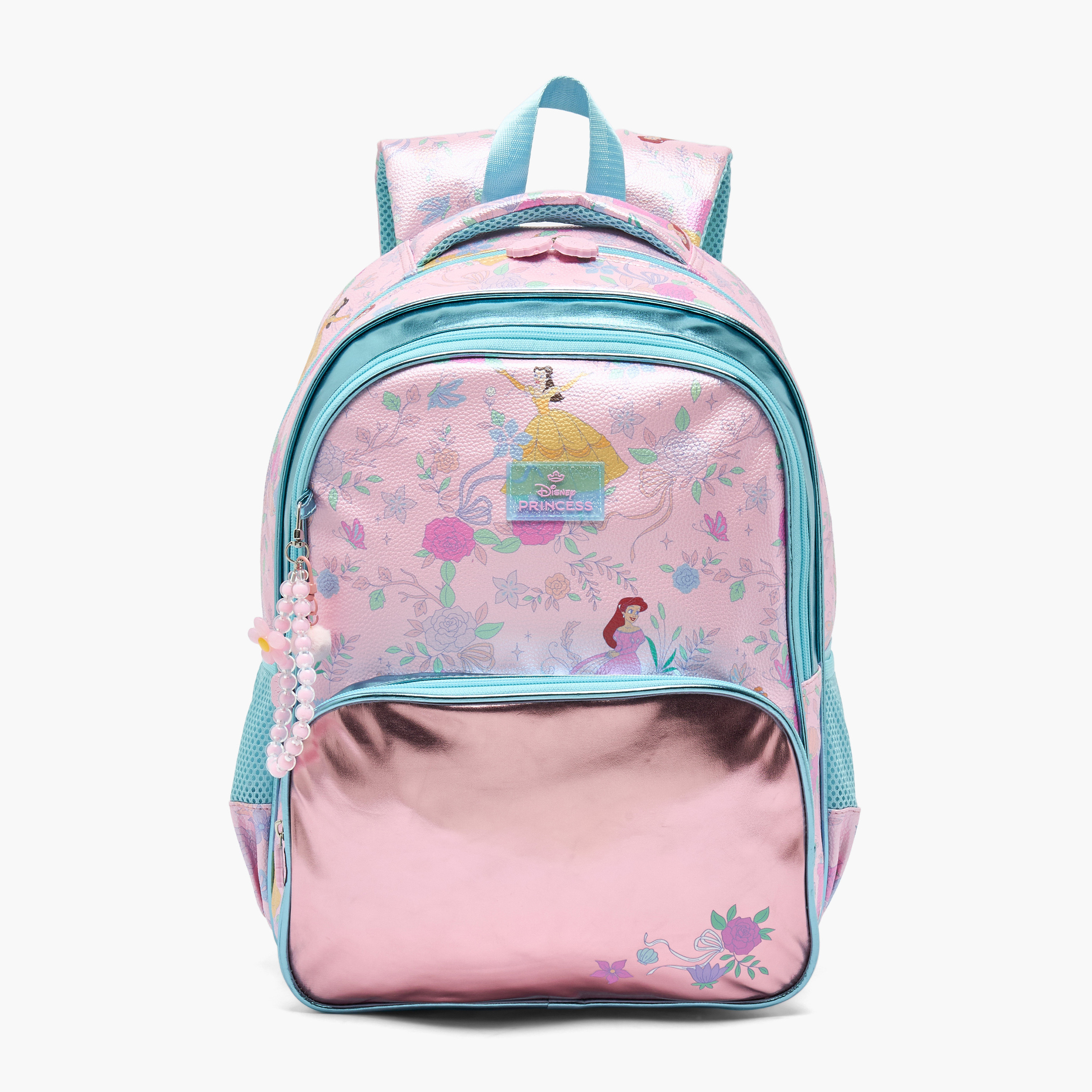 Disney Princess Print Backpack for Girls 5-8 Years with Laptop Compartment - 16 inches-school-bagsandbackpacks-backpacks-image-1