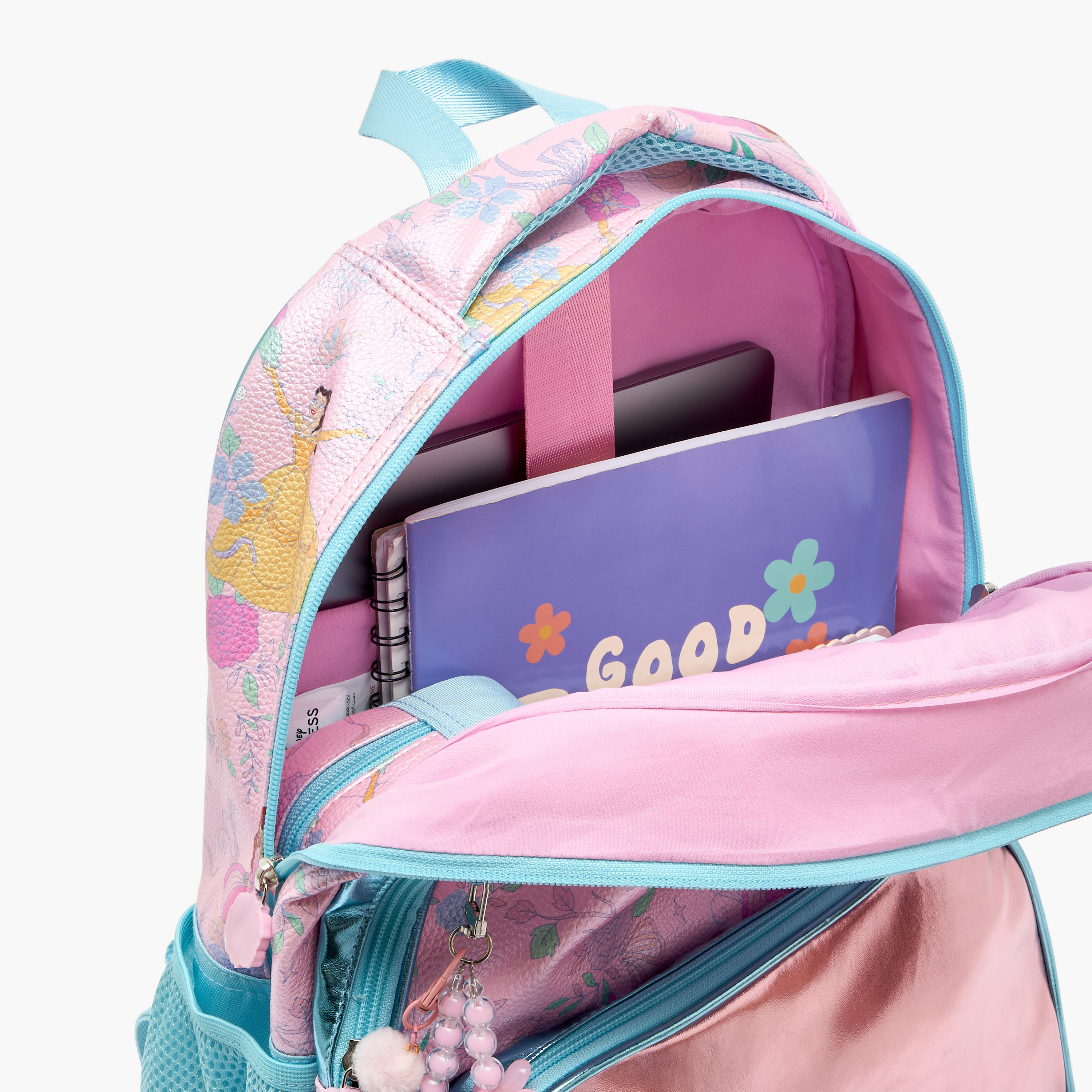 Disney Princess Print Backpack for Girls 5-8 Years with Laptop Compartment - 16 inches-school-bagsandbackpacks-backpacks-image-5