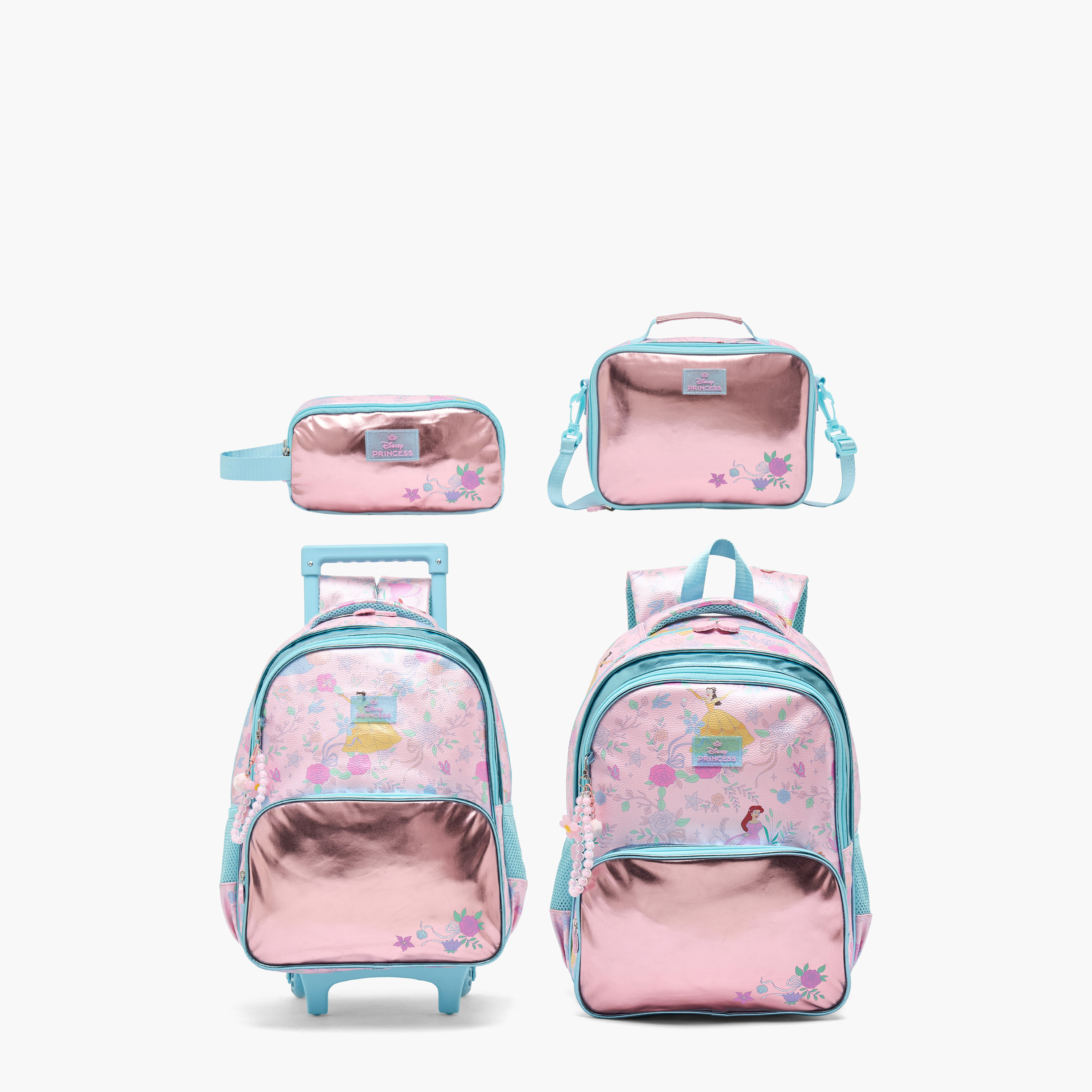 Disney Princess Print Backpack for Girls 5-8 Years with Laptop Compartment - 16 inches-school-bagsandbackpacks-backpacks-image-9