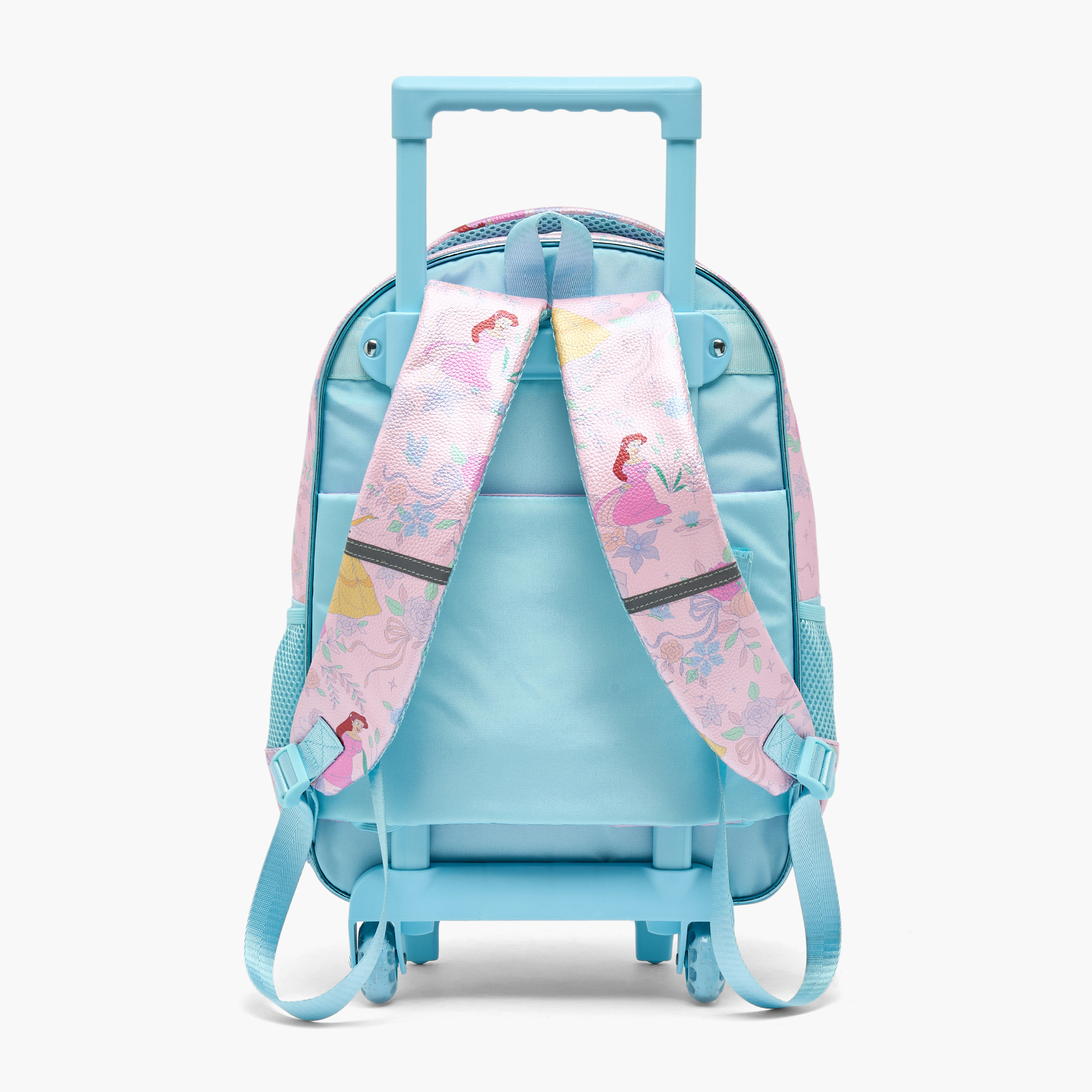 شنطة ترولي بطبعات أميرات للبنات 5-8 سنوات بعجلات متينة من ديزني - 16 بوصة-school-bagsandbackpacks-trolleybags-image-9