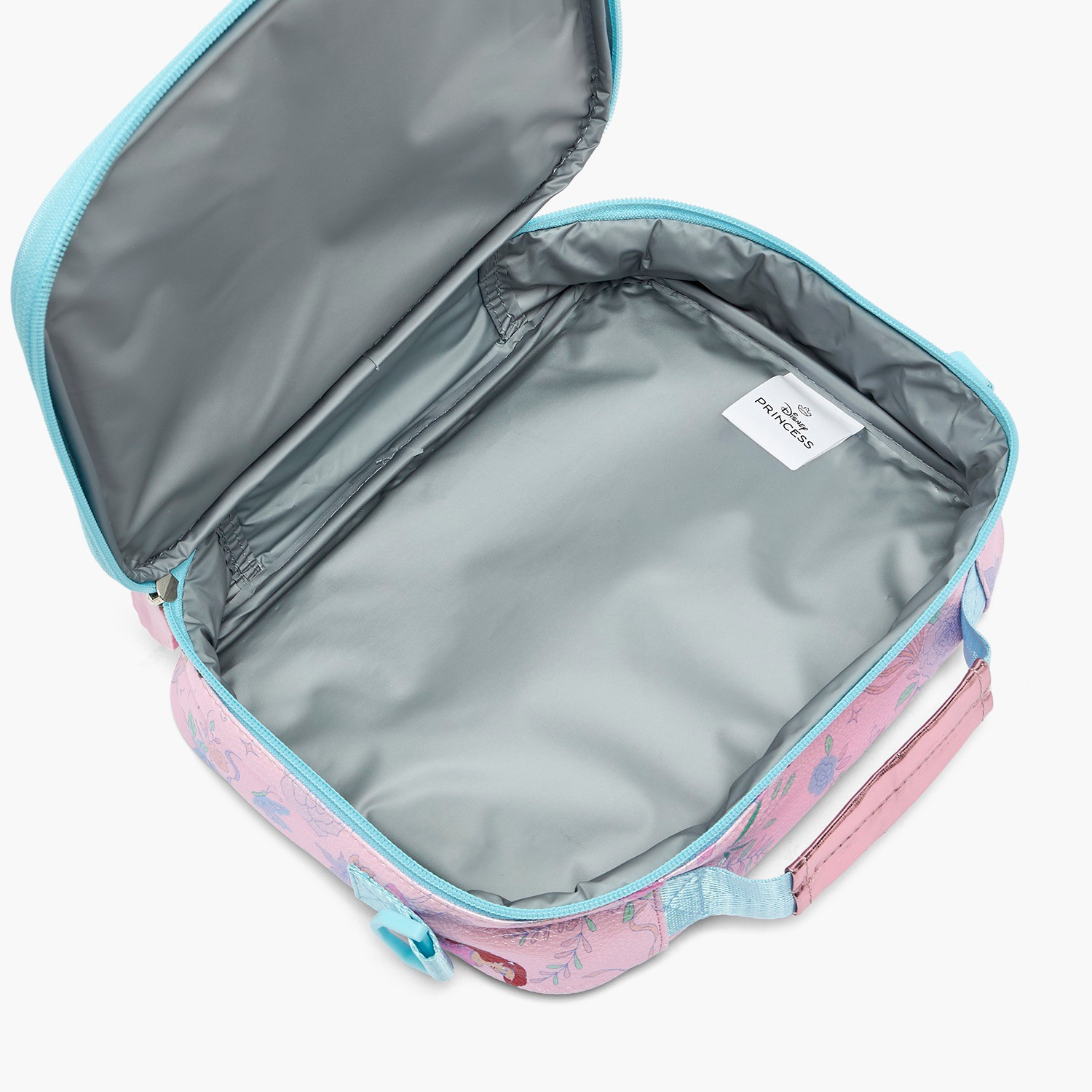 Disney Princess Print Lunch Bag for Girls 5-8 Years with Detachable Strap-school-lunchessentials-lunchbags-image-8