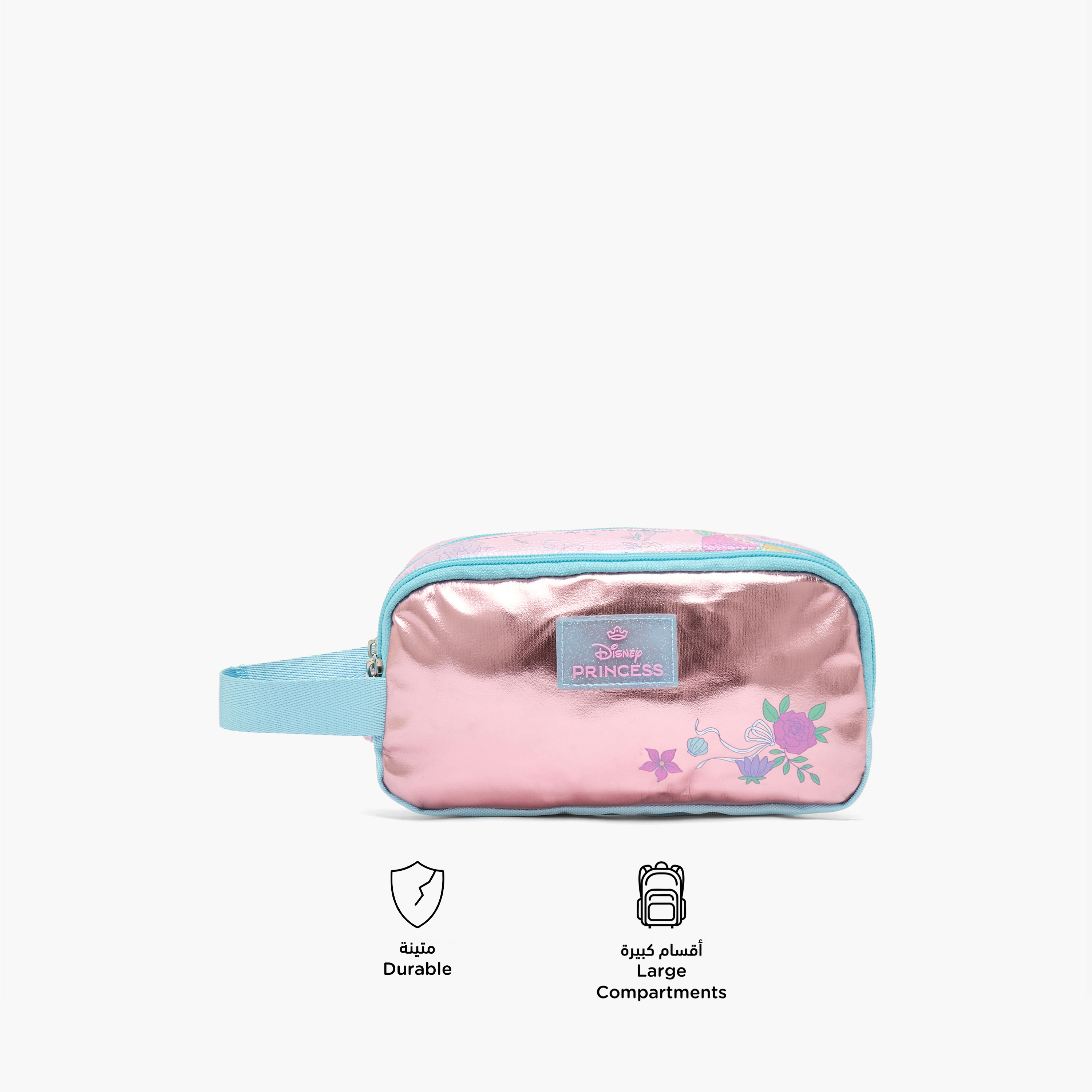 Disney Princess Pencil Pouch with 2 Compartments-school-stationery-pencilcases-image-2