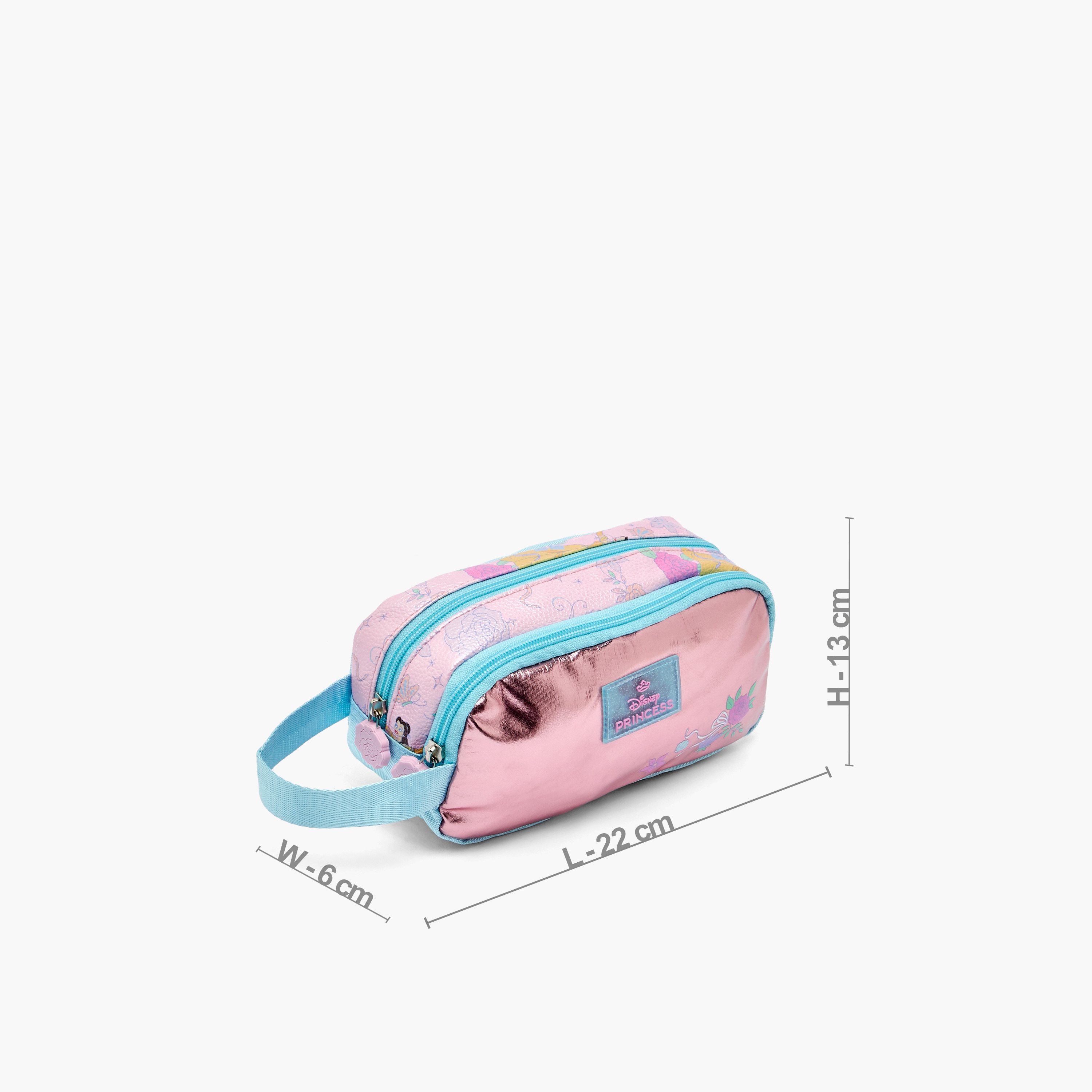 Disney Princess Pencil Pouch with 2 Compartments-school-stationery-pencilcases-image-3