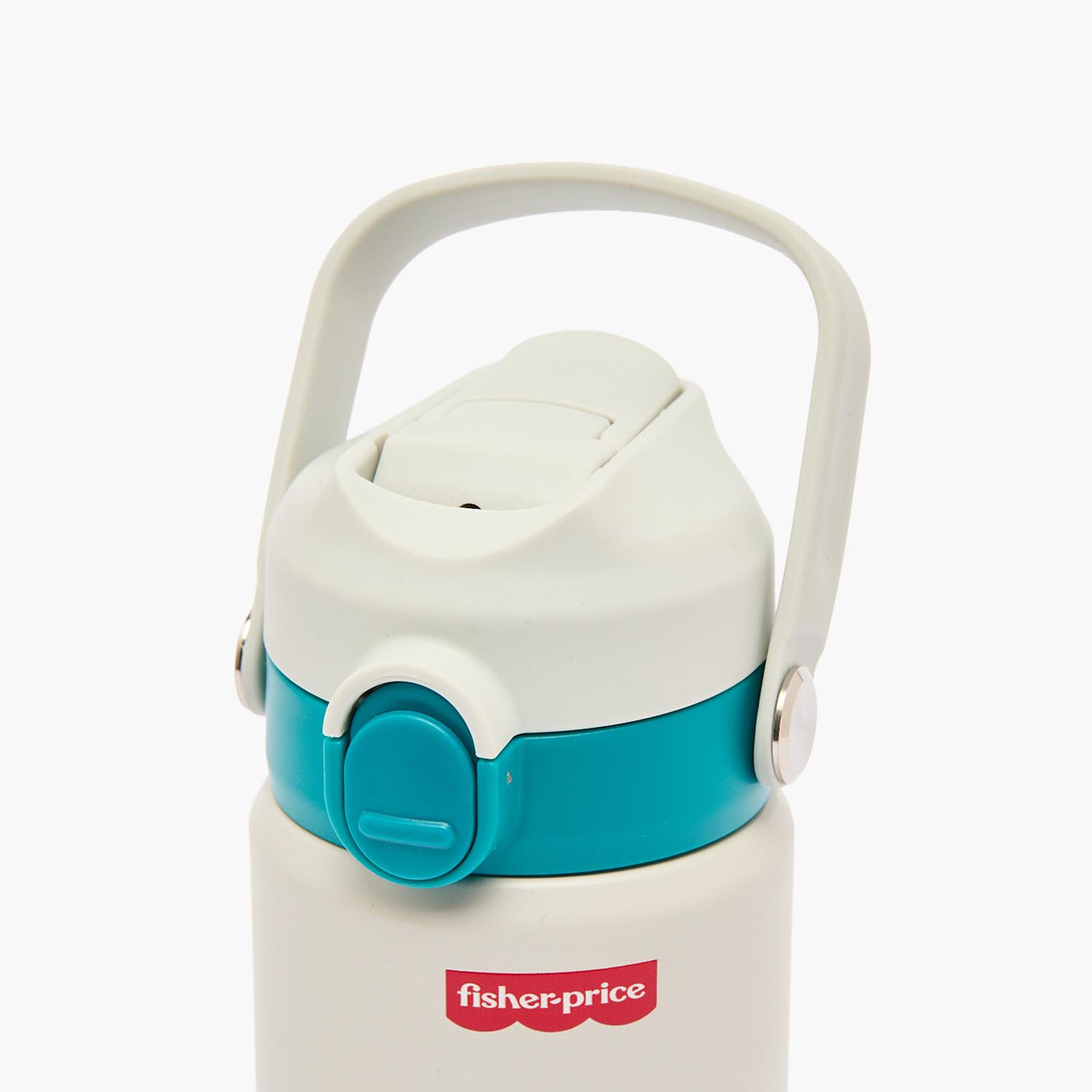 Fisher-Price Dinosaur Print Stainless Steel Water Bottle with Flip Spout and Handle-school-waterbottles-image-4
