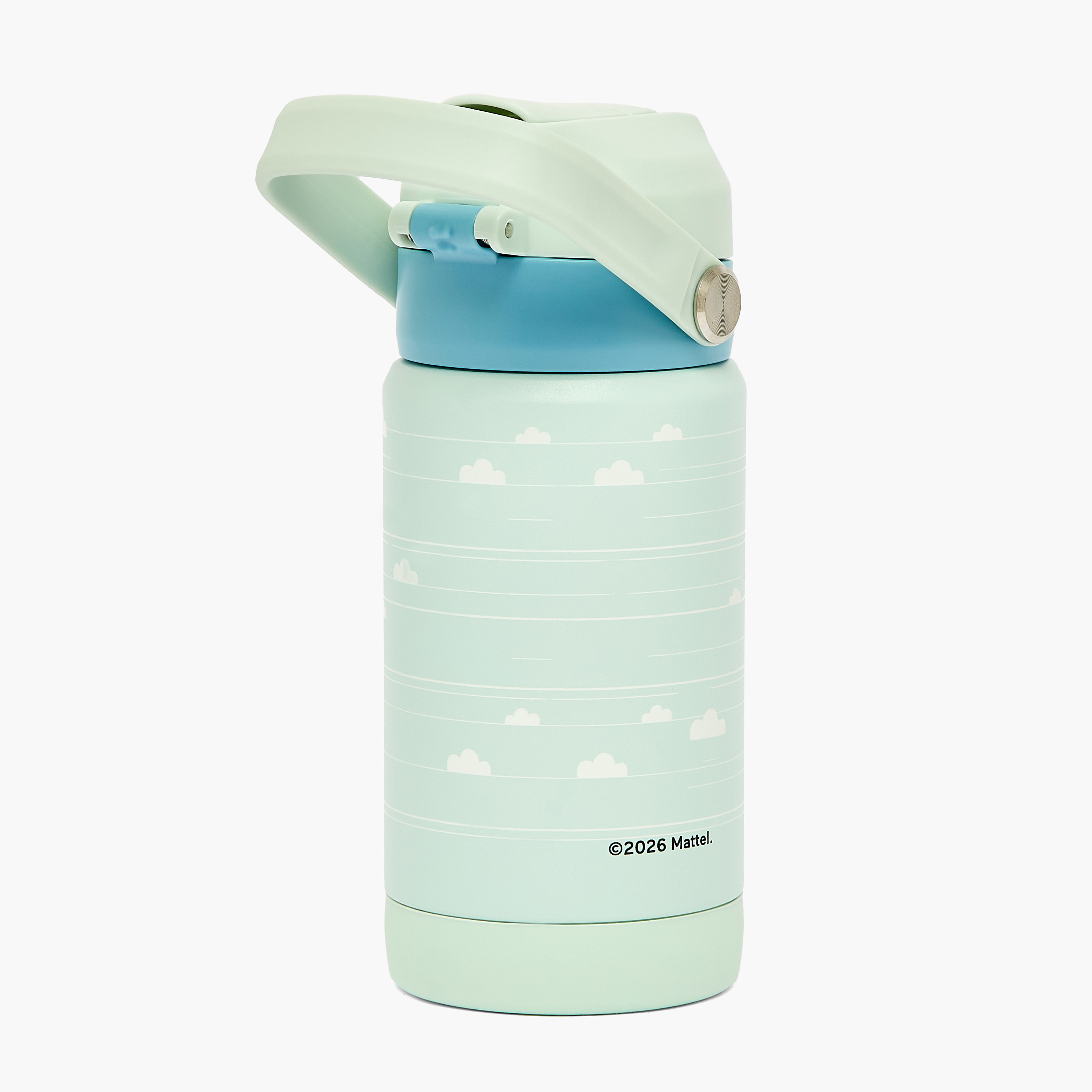 قارورة مياه ستانلس ستيل بطبعات أسد بفوهة وغطاء حمل من من فيشر برايس-school-waterbottles-image-3