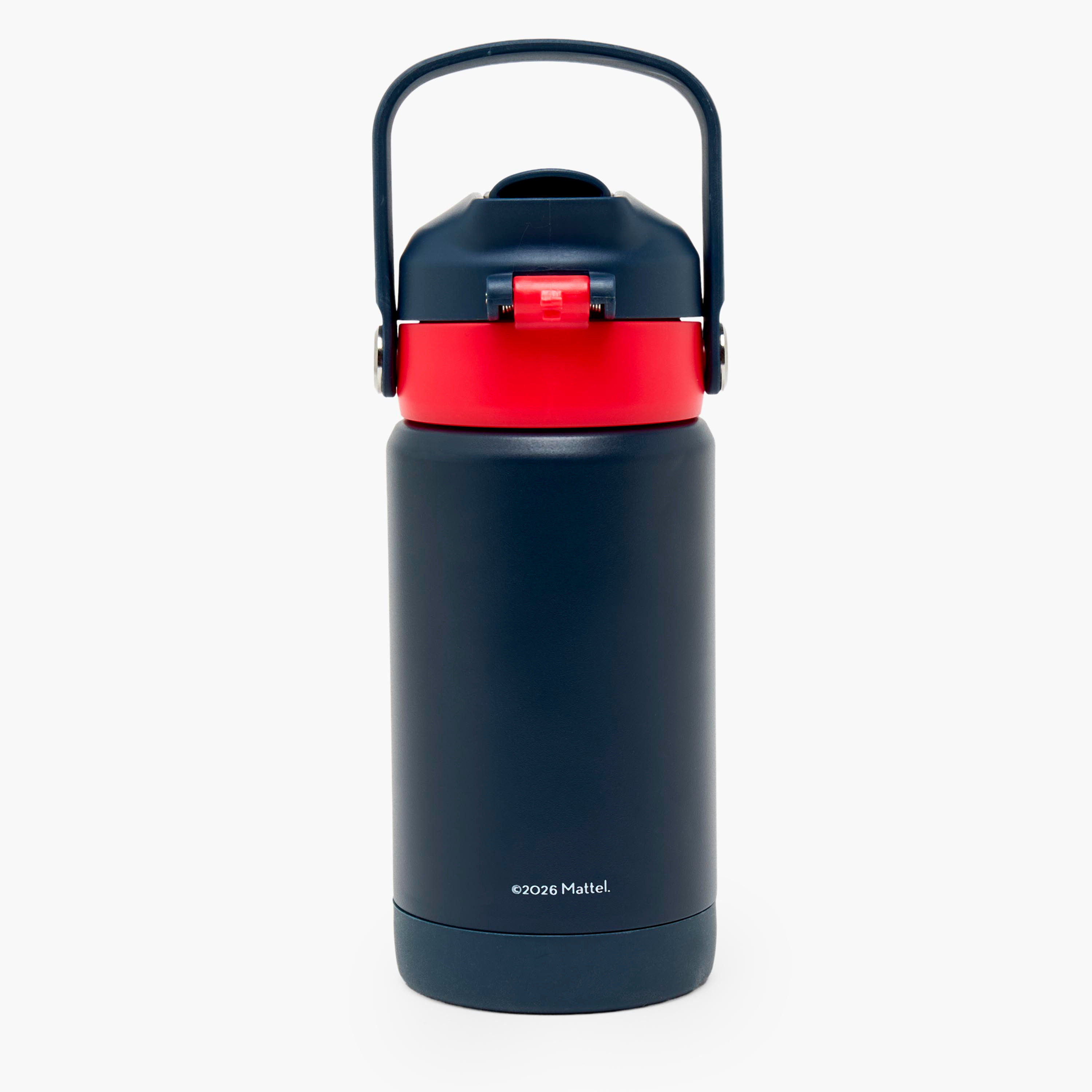 قارورة مياه ستانلس ستيل بفوهة قلابة ومقبض وطبعات من هوت ويلز-school-waterbottles-image-10