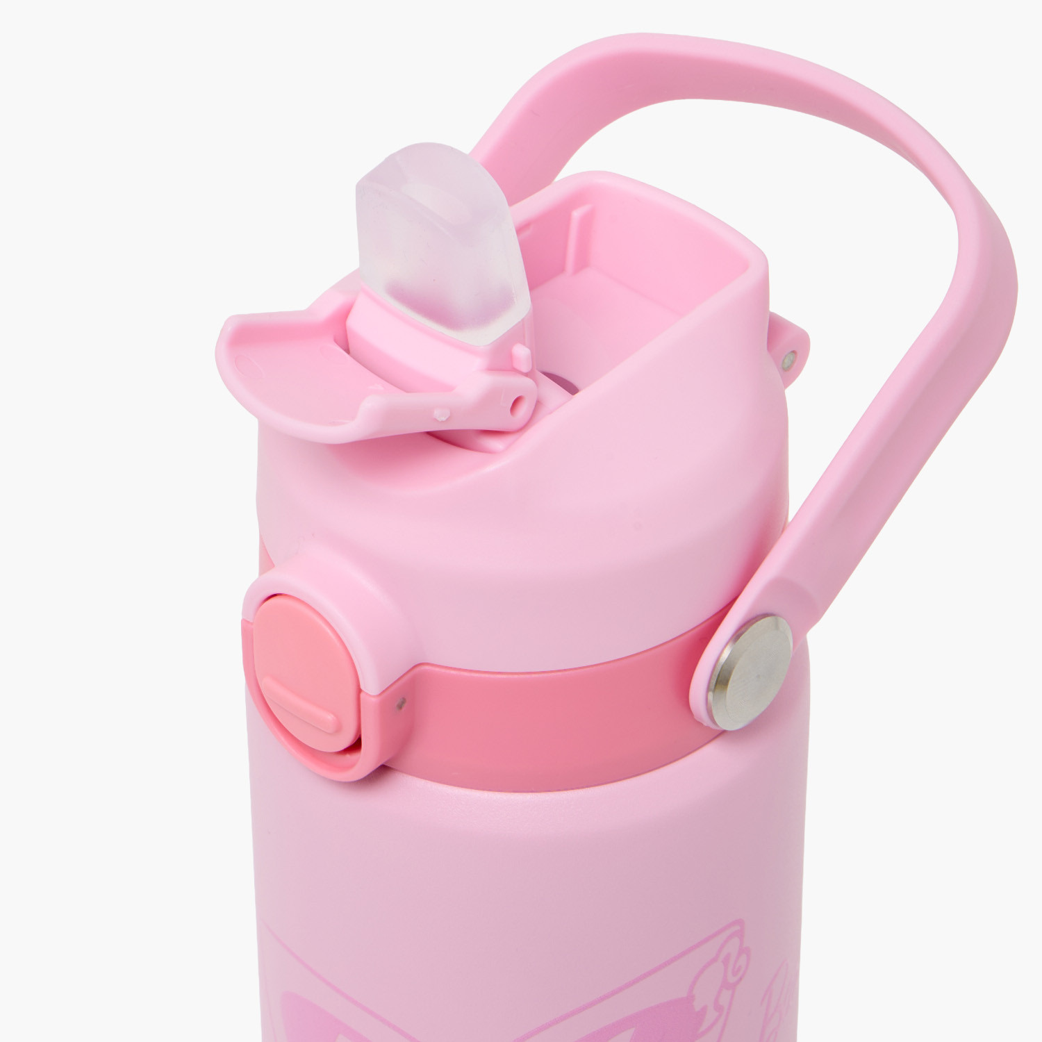 Barbie Print Stainless Steel Water Bottle with Flip Spout and Handle-school-waterbottles-image-6