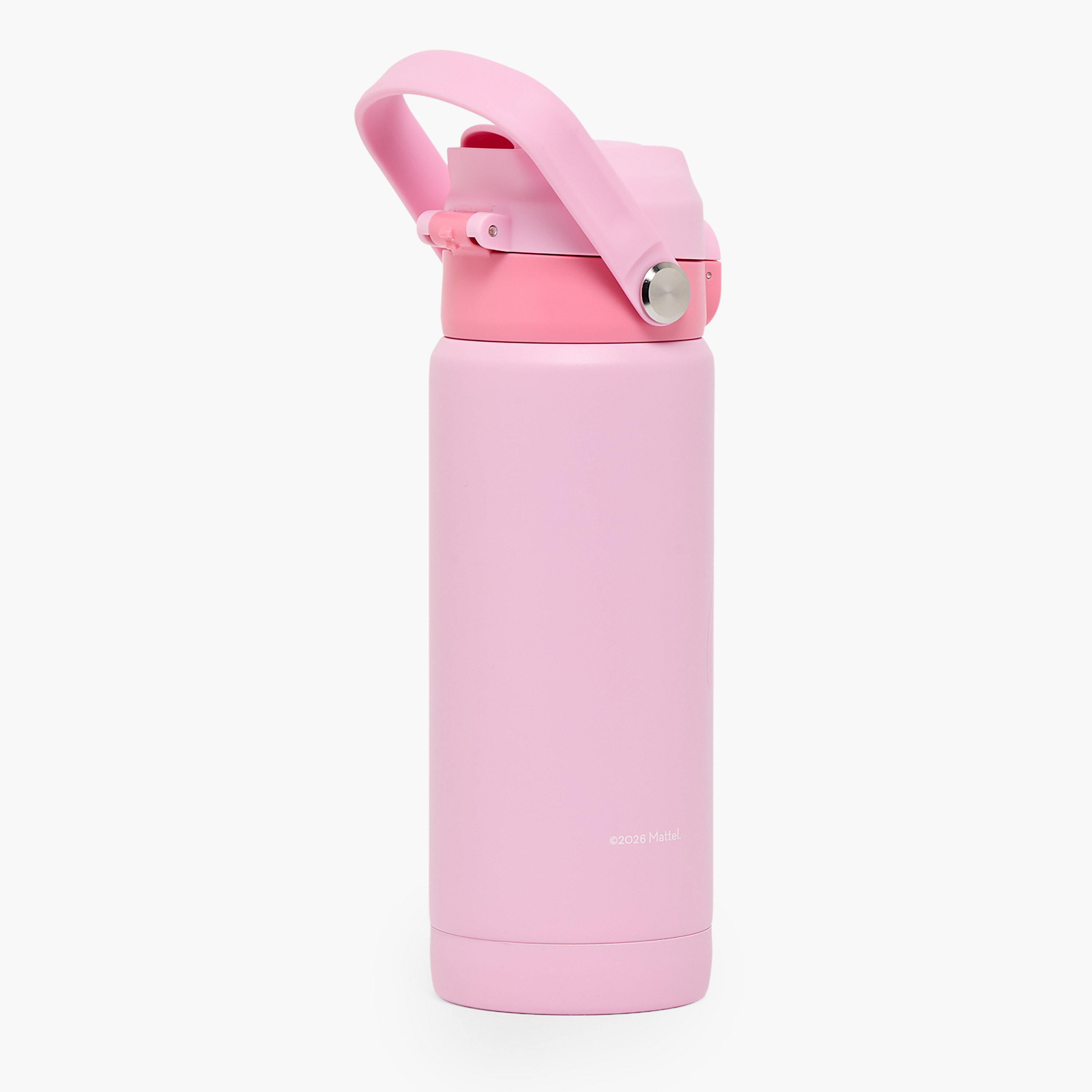 Barbie Print Stainless Steel Water Bottle with Flip Spout and Handle-school-waterbottles-image-9