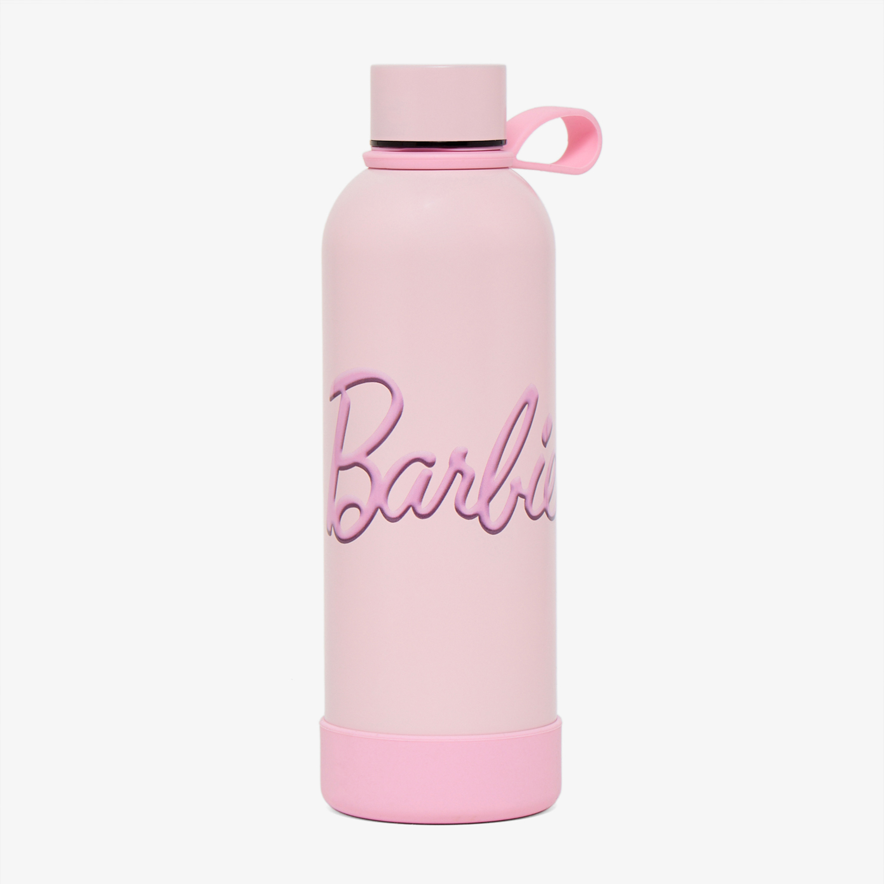 قارورة مياه ستانلس ستيل بمقبض حلقة وطبعات باربي-school-waterbottles-image-1