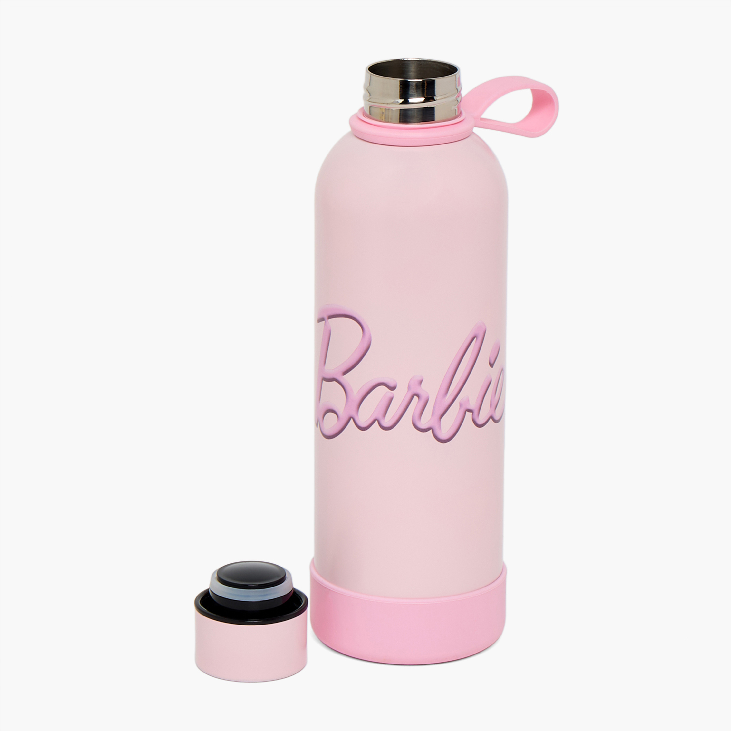 قارورة مياه ستانلس ستيل بمقبض حلقة وطبعات باربي-school-waterbottles-image-2