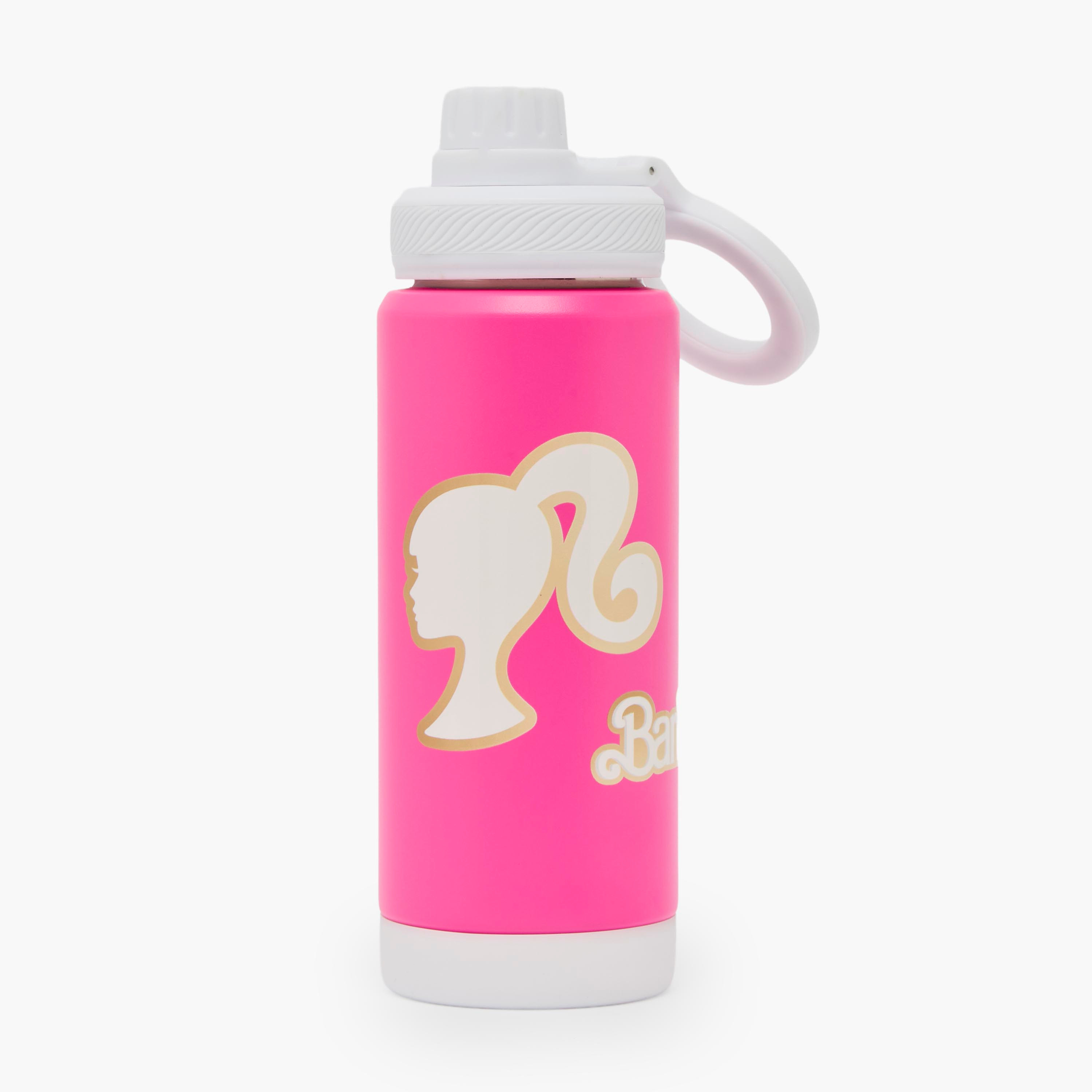 Mattel Barbie Stainless Steel Water Bottle with Carry Loop-school-waterbottles-image-1