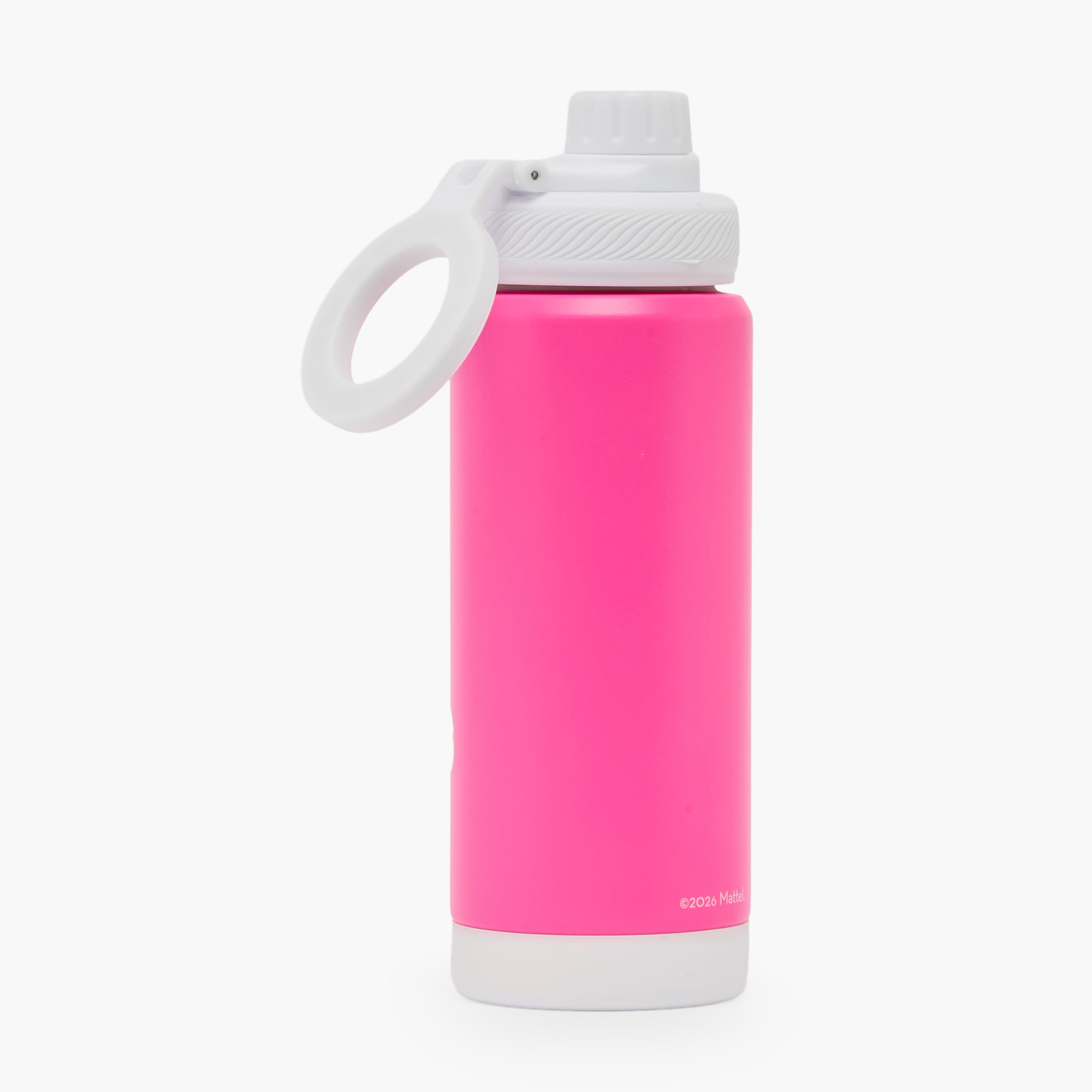 Mattel Barbie Stainless Steel Water Bottle with Carry Loop-school-waterbottles-image-3