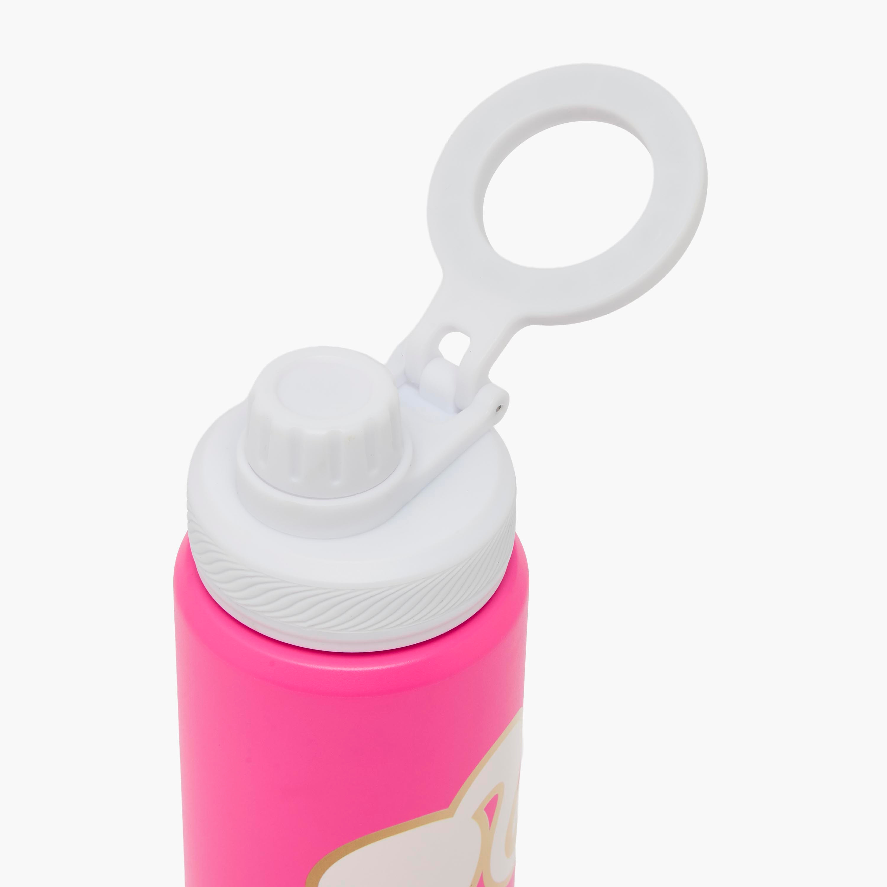 Mattel Barbie Stainless Steel Water Bottle with Carry Loop-school-waterbottles-image-4