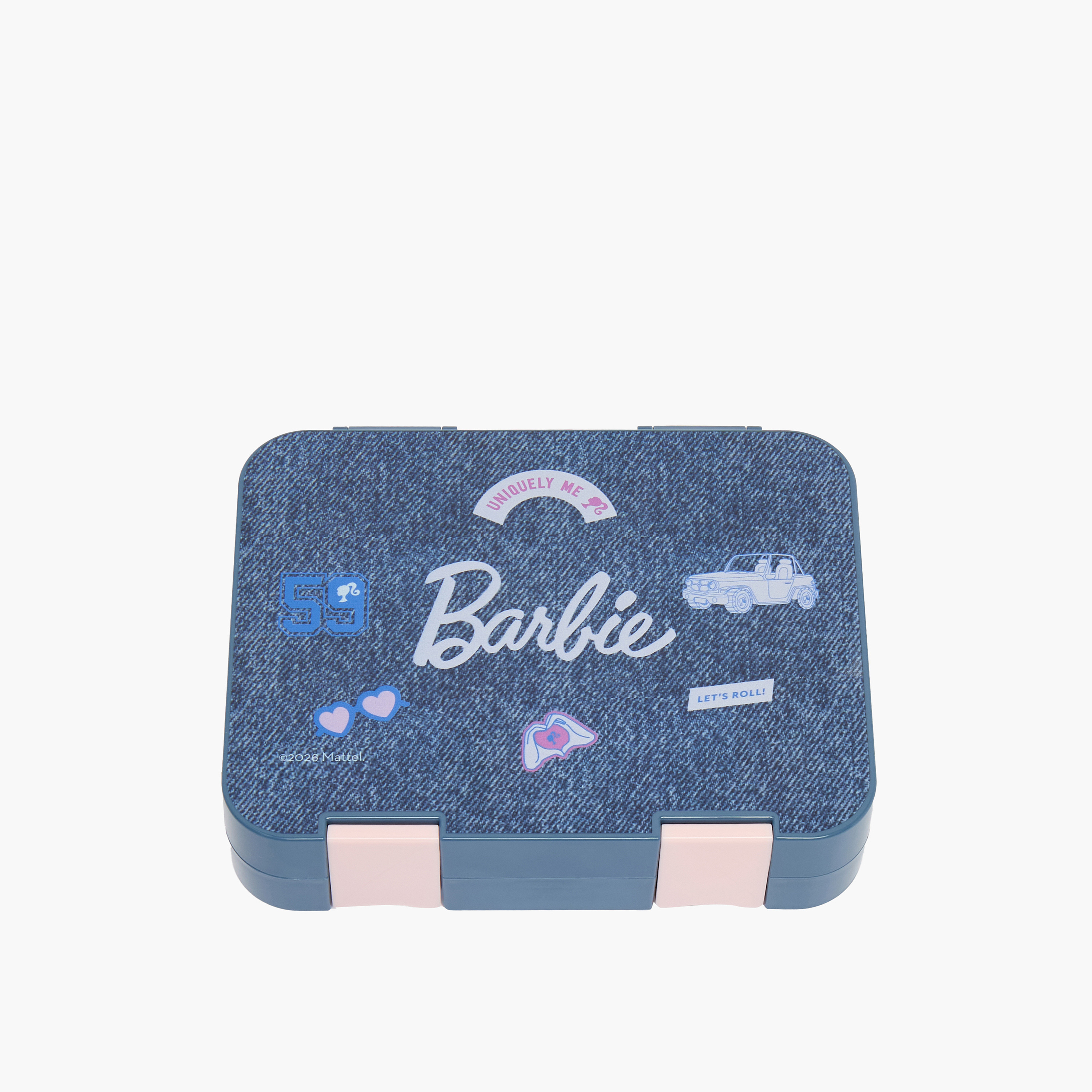 Barbie Print Bento Lunch Box for Girls with Clip Lock Lid - 1 L-school-lunchessentials-lunchboxes-image-2