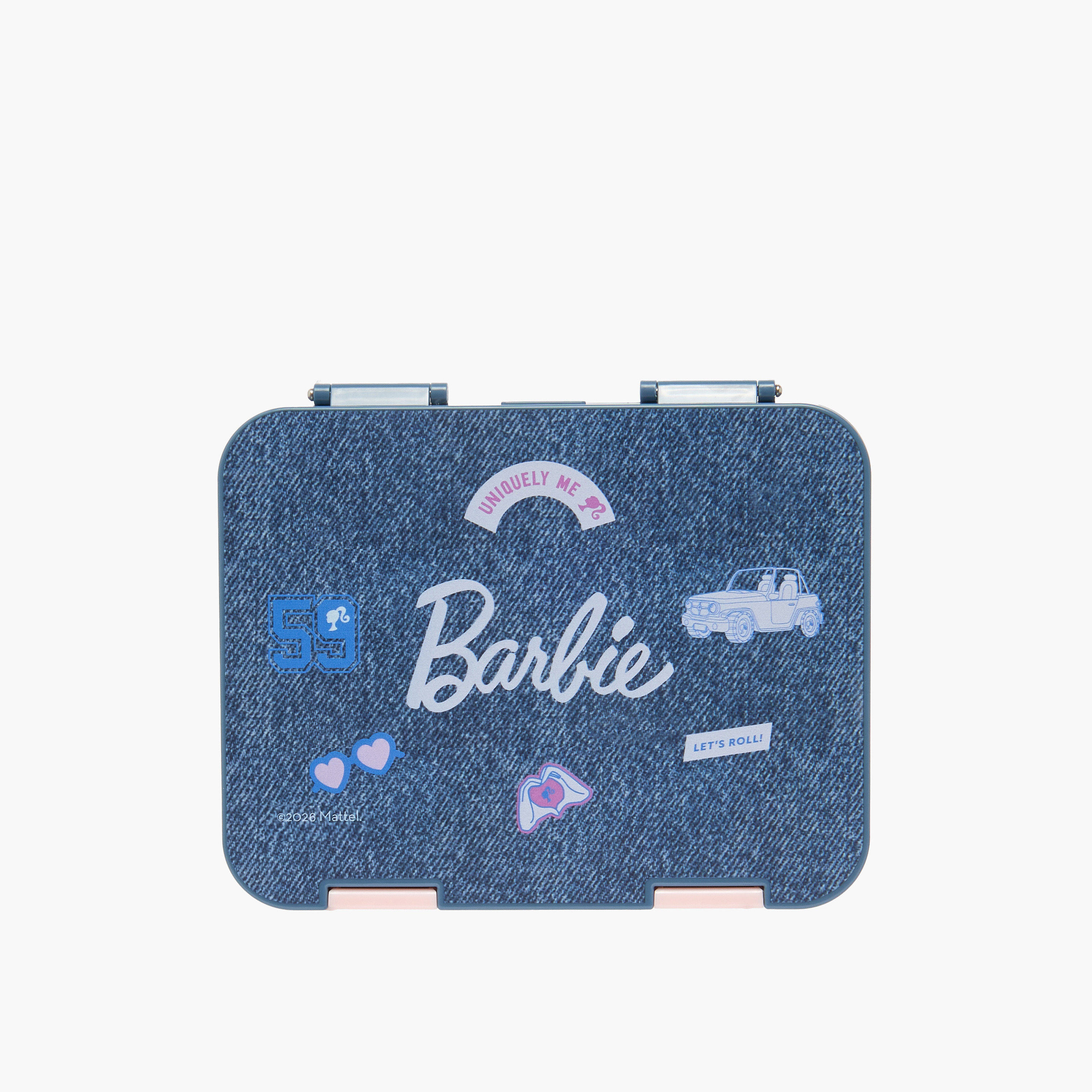 Barbie Print Bento Lunch Box for Girls with Clip Lock Lid - 1 L-school-lunchessentials-lunchboxes-image-3