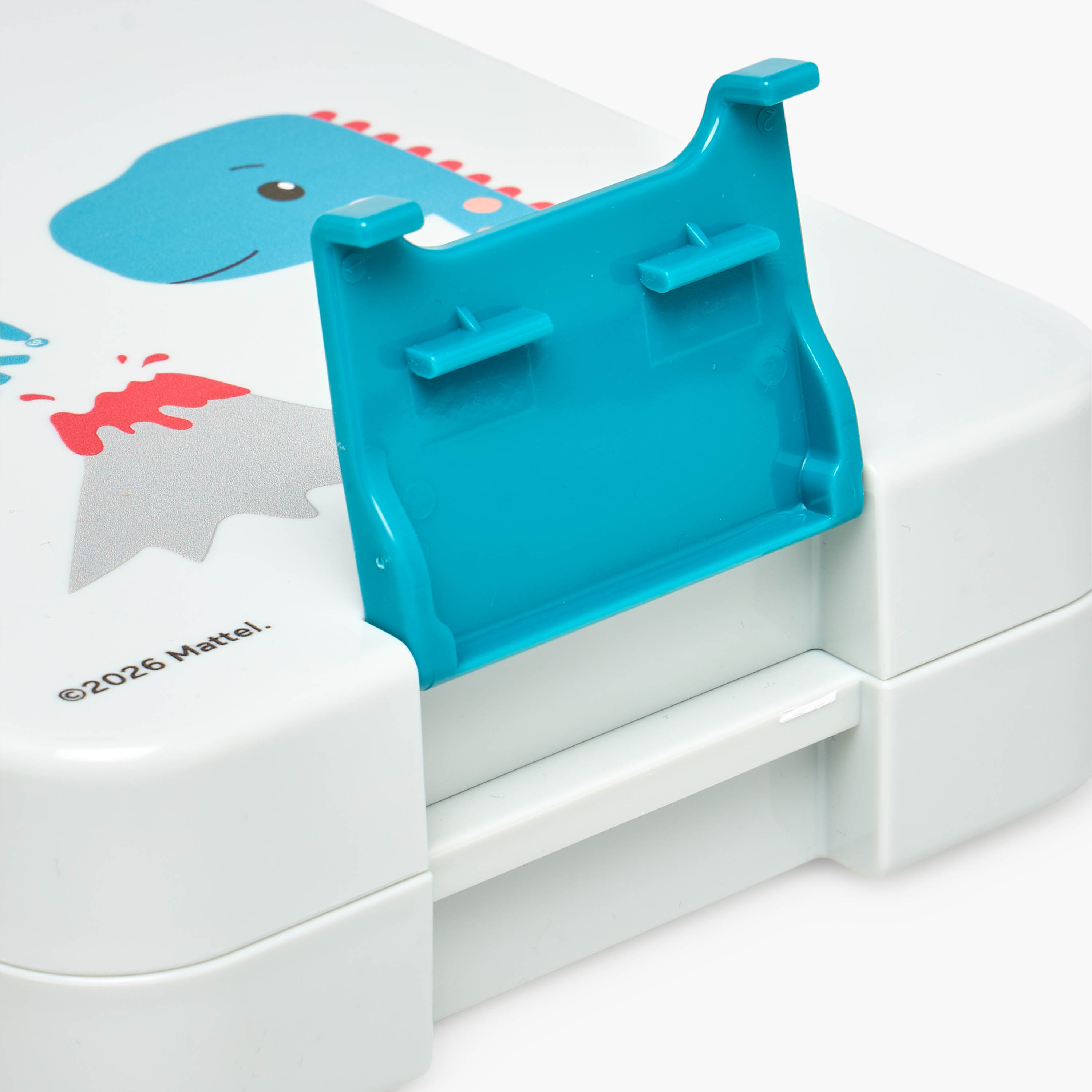 صندوق غداء بينتو بطبعات ديناصور للبنات مع غطاء بمشبك إغلاق من فيشر برايس-school-lunchessentials-lunchboxes-image-7