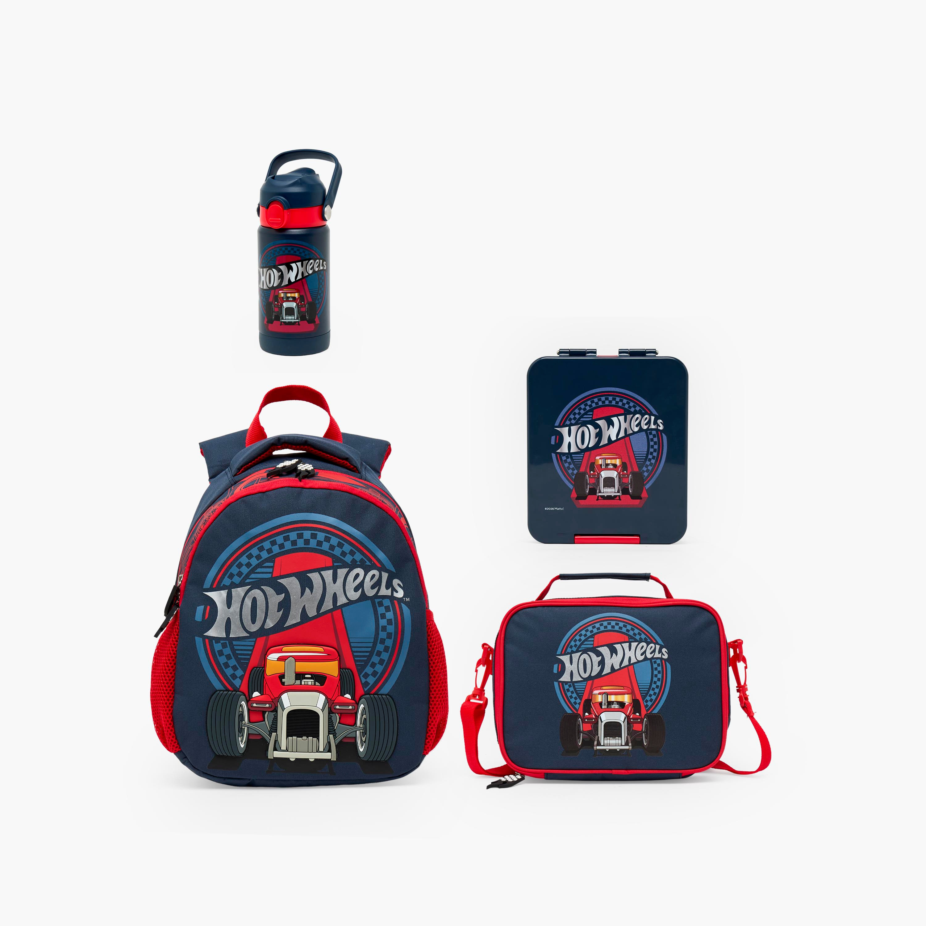 Hot Wheels Print Bento Lunch Box for Boys with 3 Compartments - 640 ml-school-lunchessentials-lunchboxes-image-11