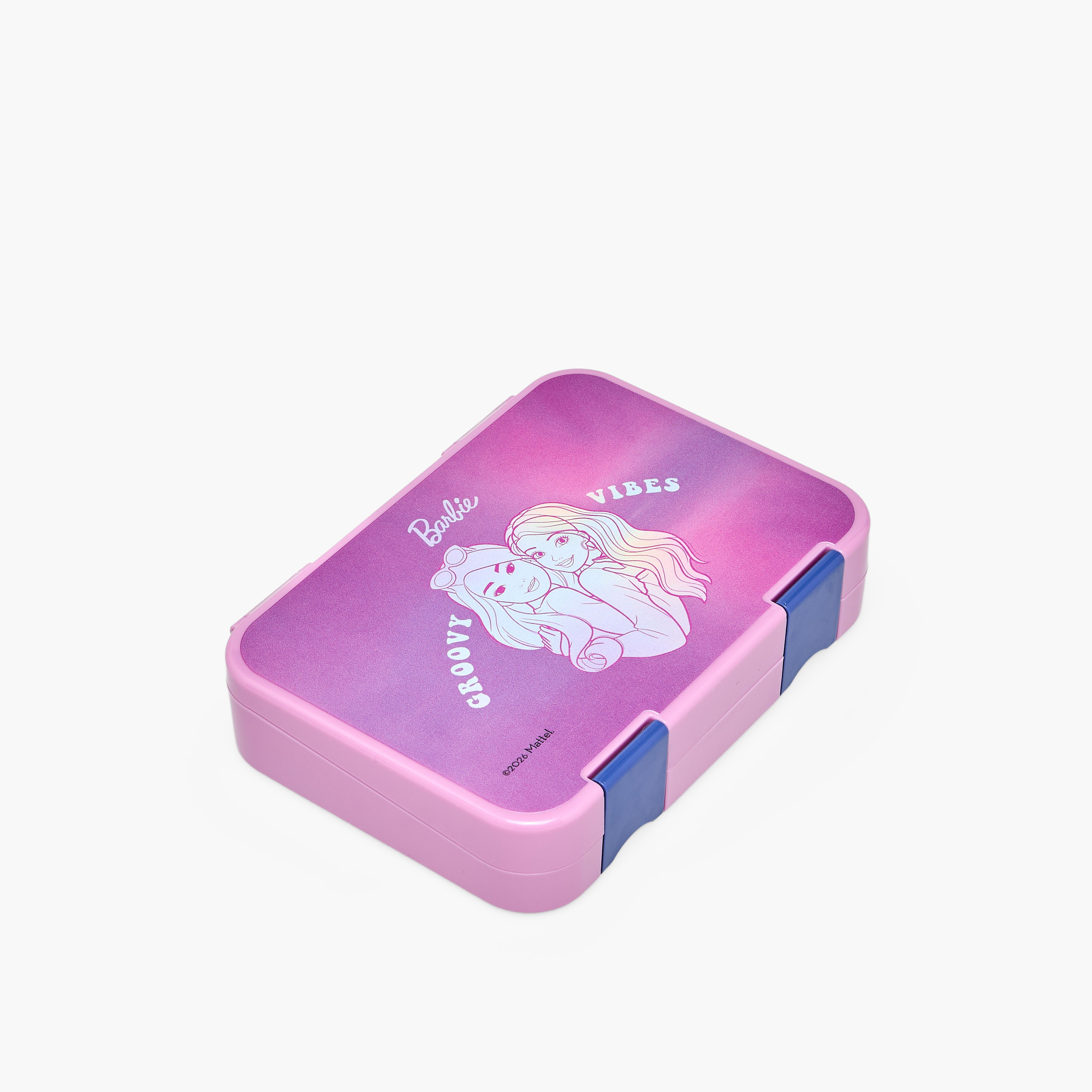 صندوق غداء باربي للبنات بقفل محكم الإغلاق-school-lunchessentials-lunchboxes-image-1