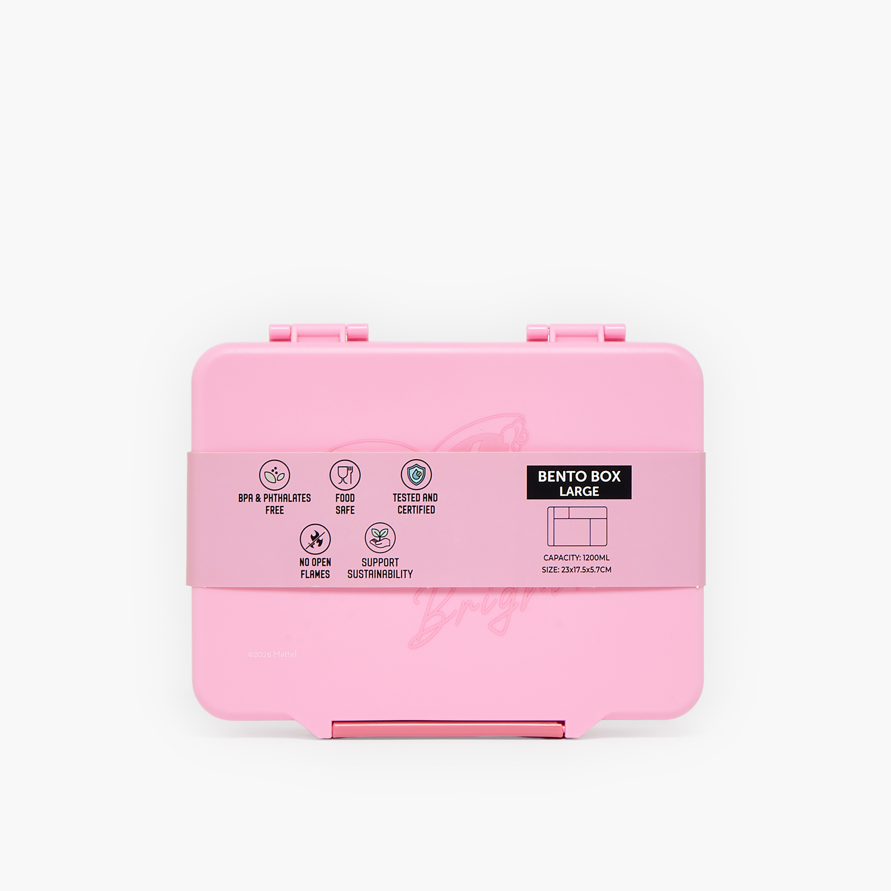 Barbie Lunch Box for Girls with 6 Compartments - 1.2 L-school-lunchessentials-lunchboxes-image-10