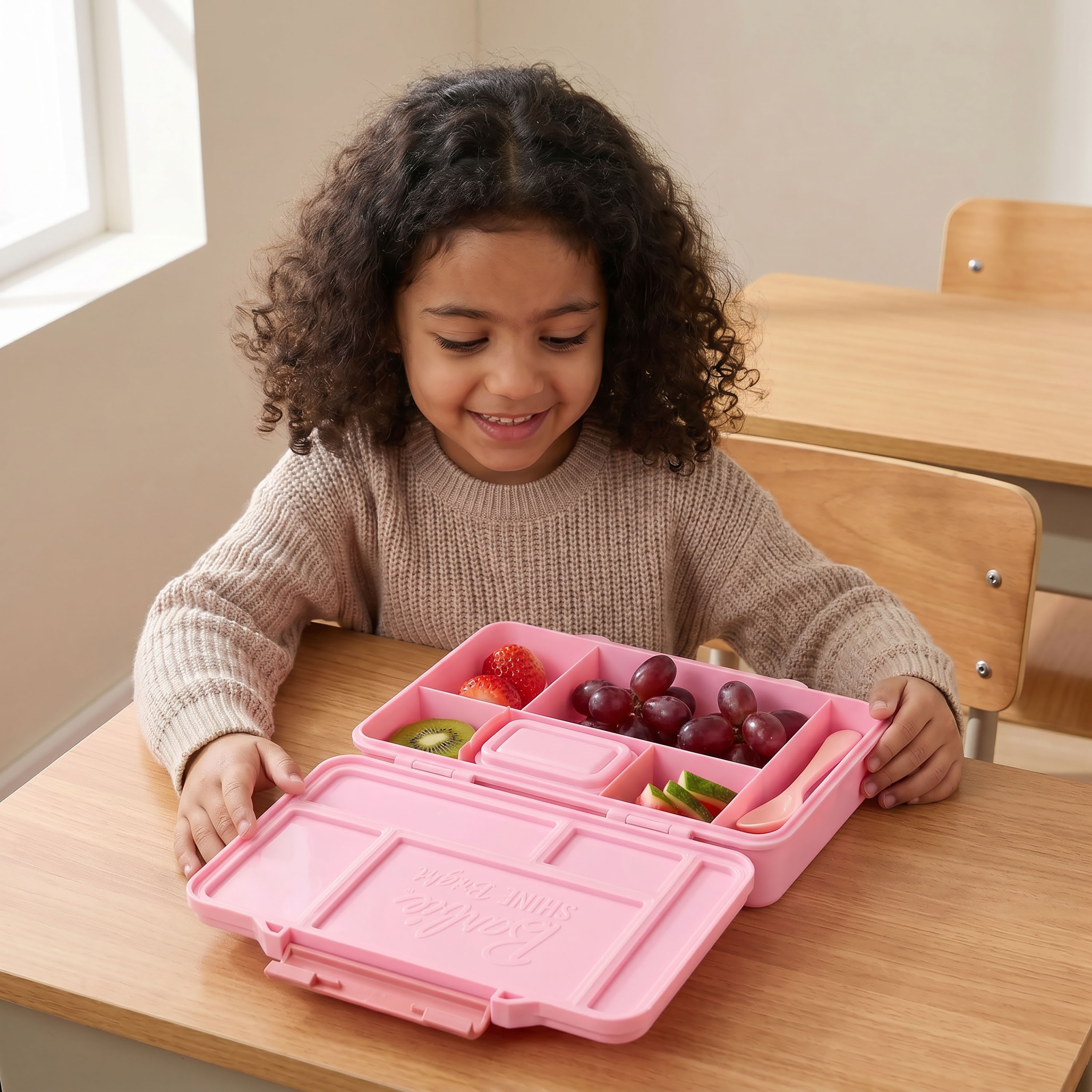 صندوق غداء باربي للبنات بـ 6 تقسيمات سعة 1.2 لتر-school-lunchessentials-lunchboxes-image-3