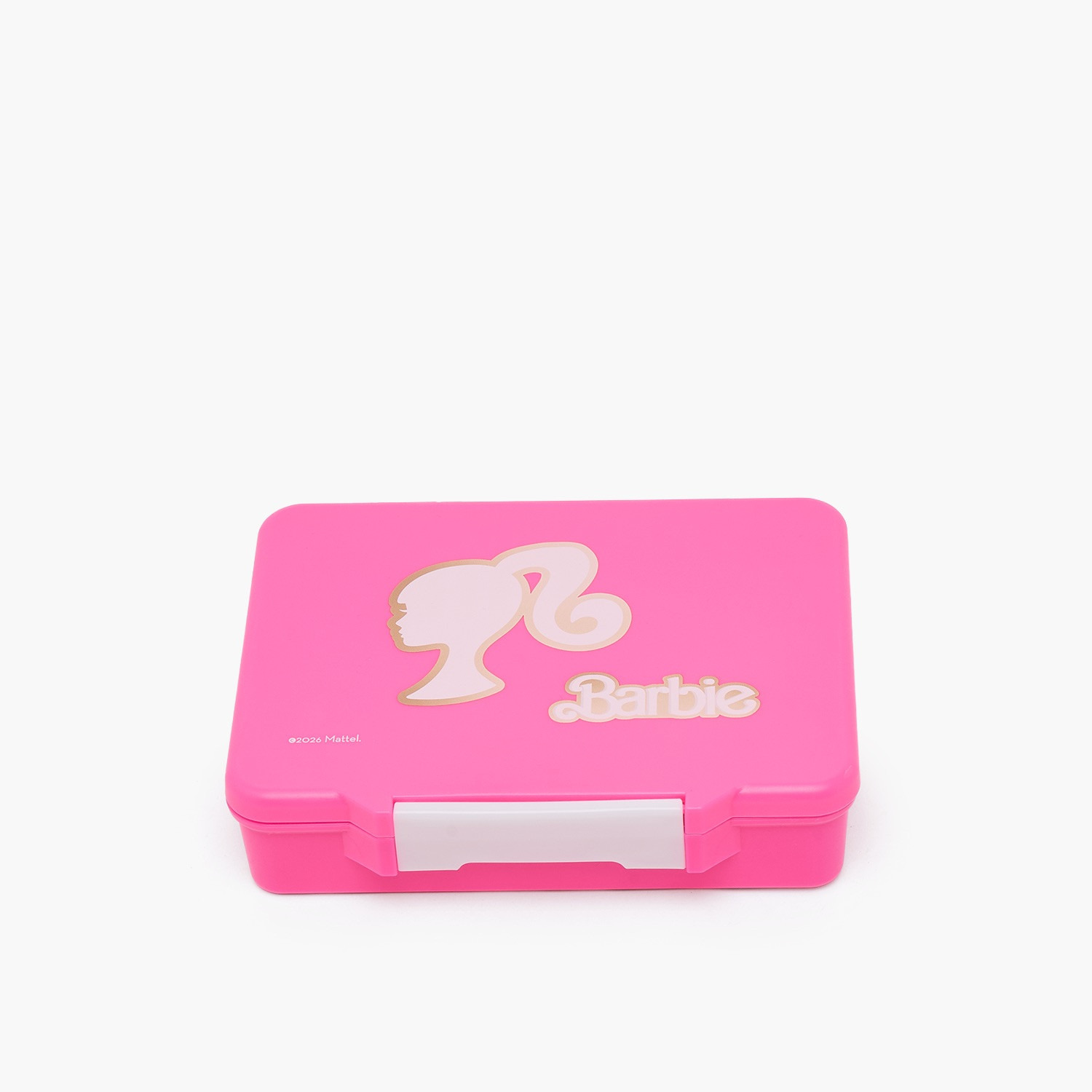 شنطة غداء بطبعة باربي للبنات مع أدوات طعام - 1 لتر-school-lunchessentials-lunchboxes-image-2