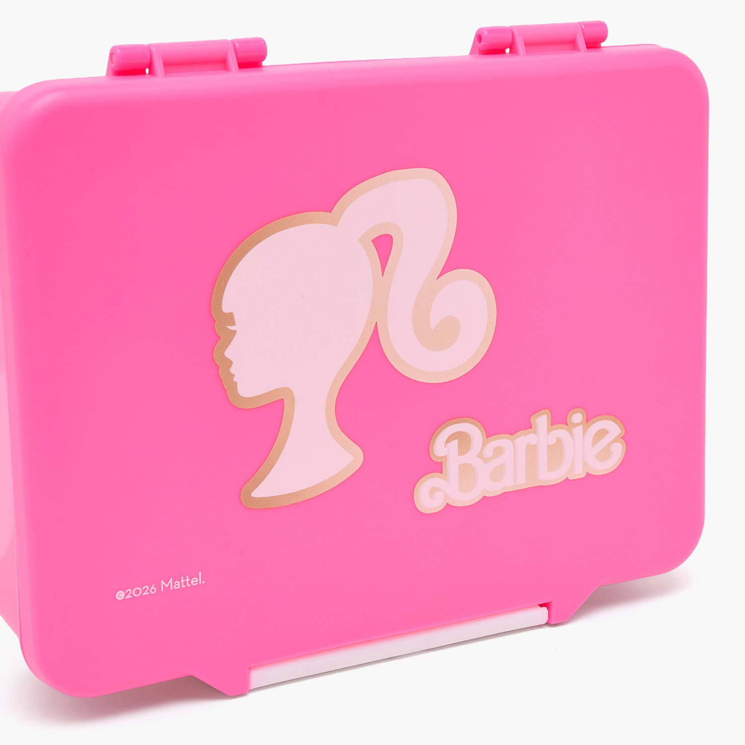 شنطة غداء بطبعة باربي للبنات مع أدوات طعام - 1 لتر-school-lunchessentials-lunchboxes-image-4