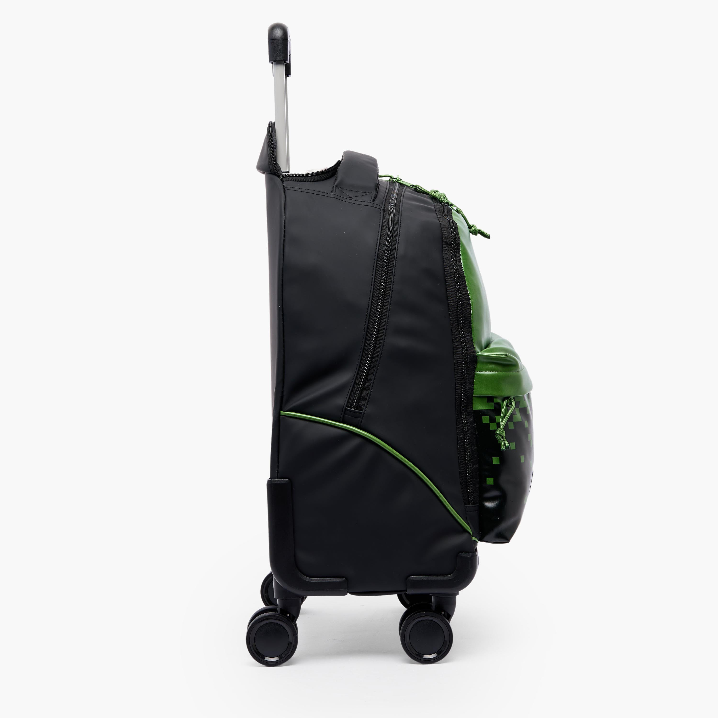 Microsoft Mojang Studios Printed Trolley Bag for Boys 8-12 Years with Wheels - 18 inches-school-bagsandbackpacks-trolleybags-image-12
