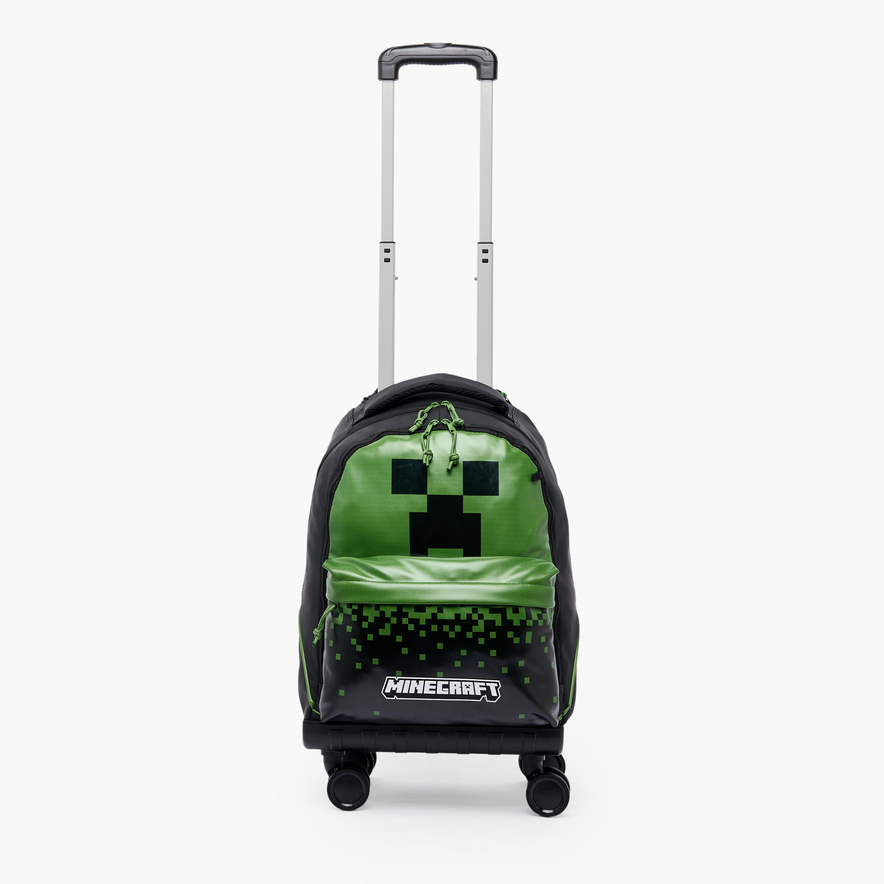 Microsoft Mojang Studios Printed Trolley Bag for Boys 8-12 Years with Wheels - 18 inches-school-bagsandbackpacks-trolleybags-image-5