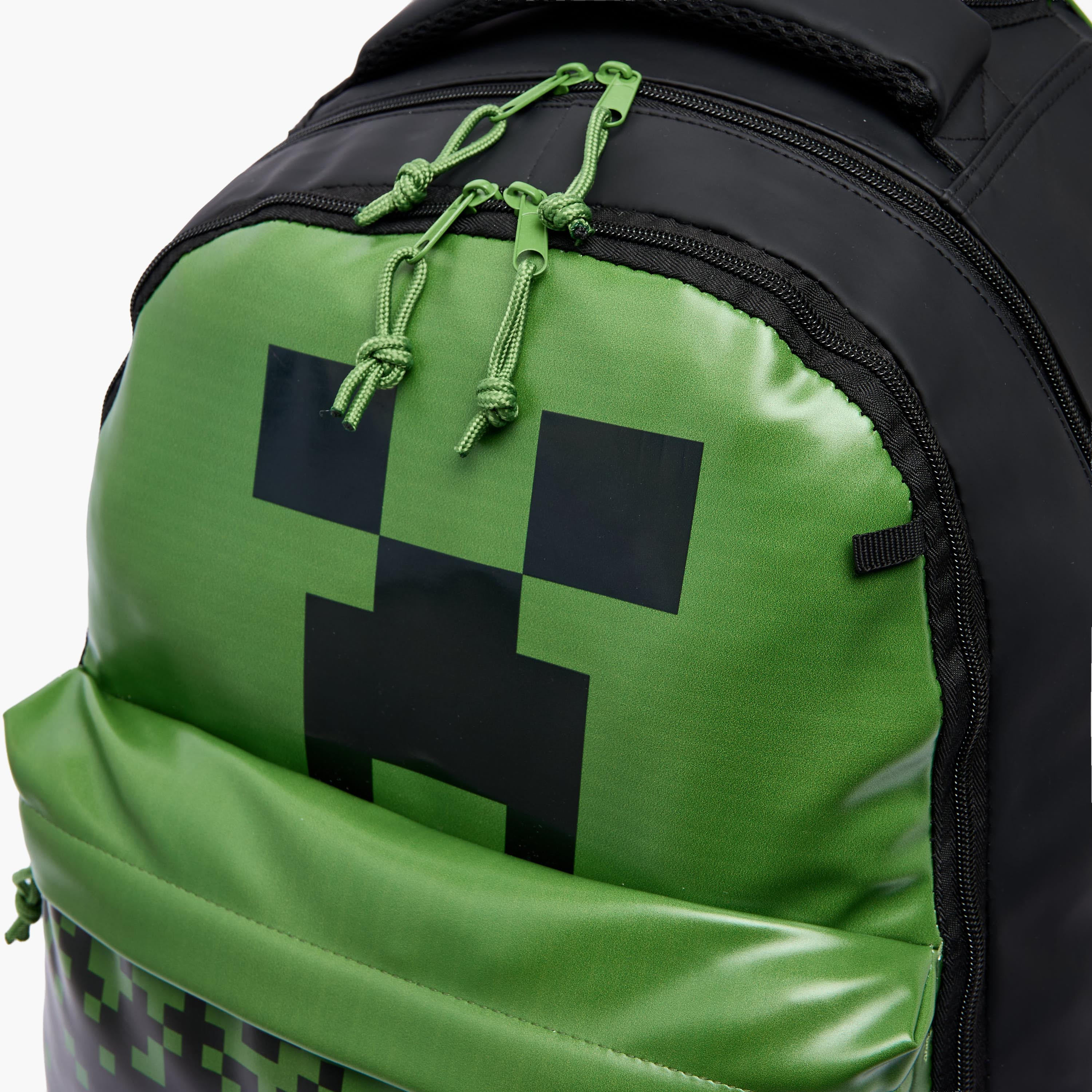 Microsoft Mojang Studios Printed Trolley Bag for Boys 8-12 Years with Wheels - 18 inches-school-bagsandbackpacks-trolleybags-image-6