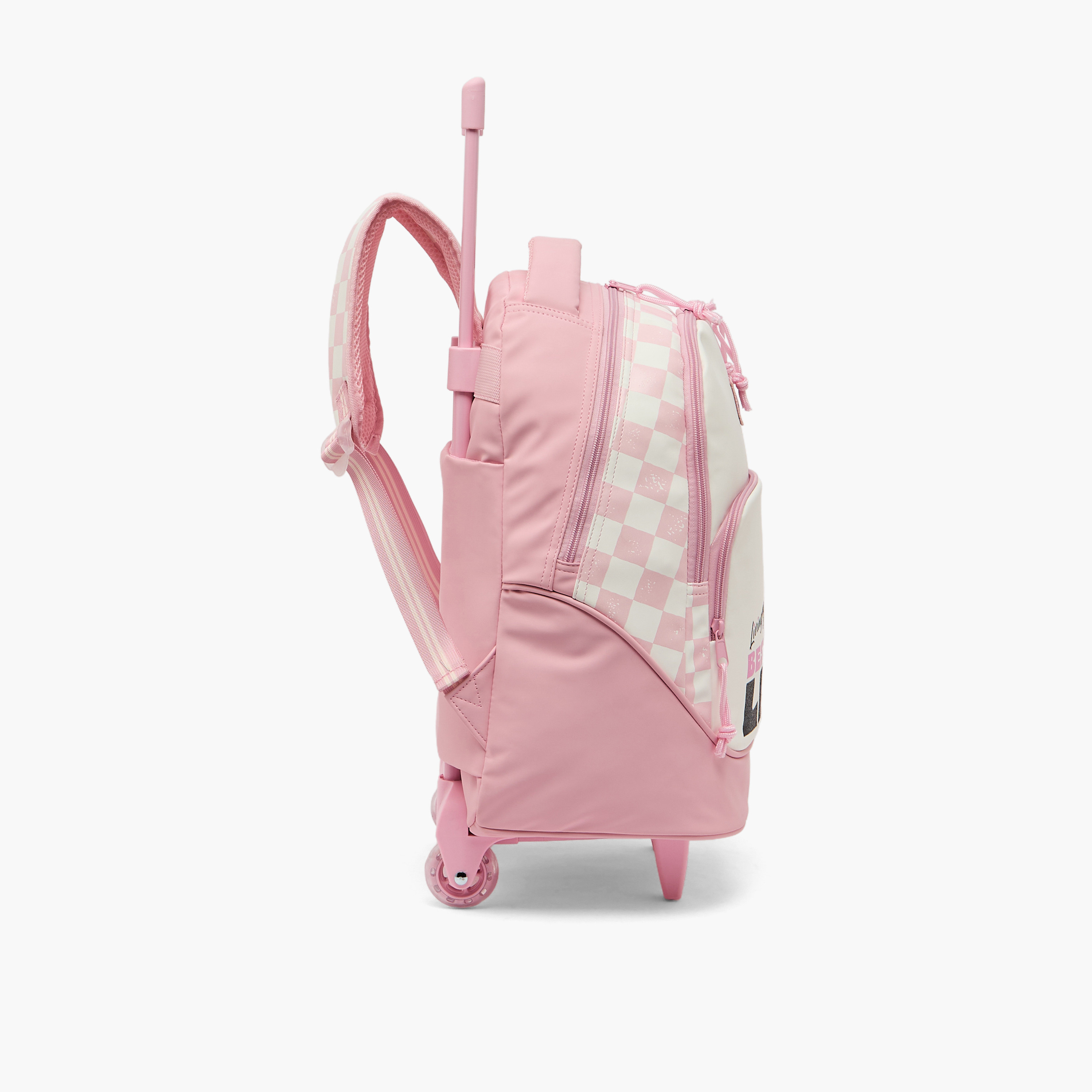 Peanuts Snoopy Print Trolley Bag for Girls 5-8 Years with Laptop Compartment - 16 inches-school-bagsandbackpacks-trolleybags-image-8