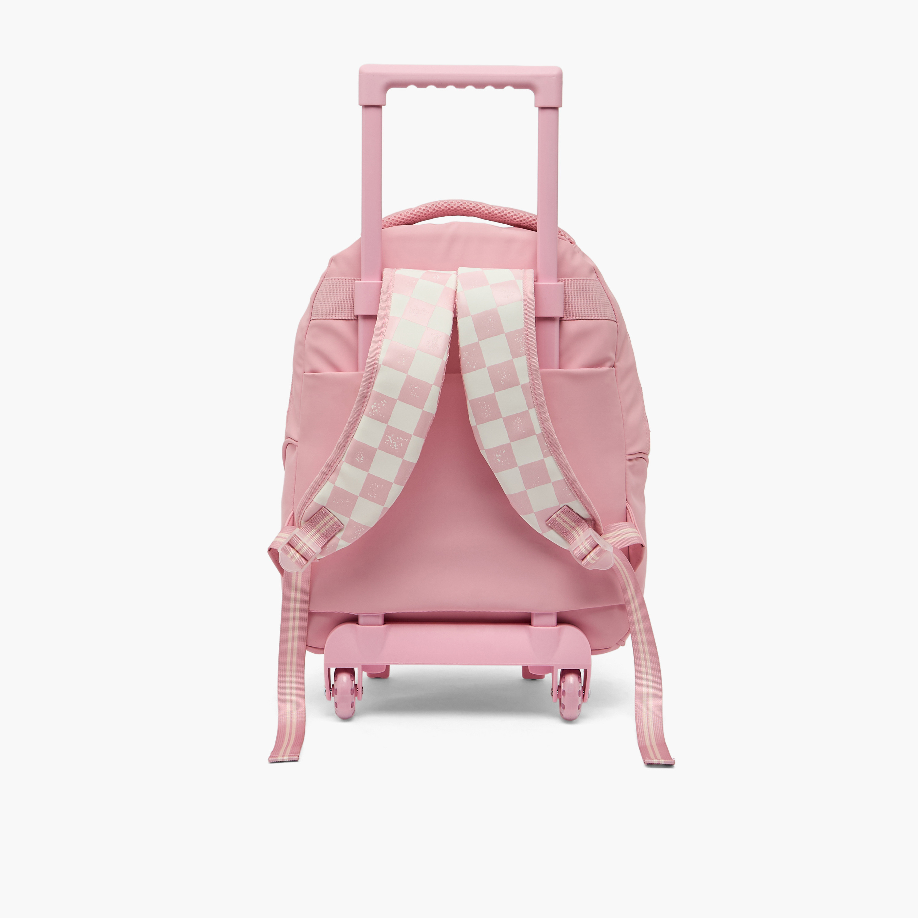 Peanuts Snoopy Print Trolley Bag for Girls 5-8 Years with Laptop Compartment - 16 inches-school-bagsandbackpacks-trolleybags-image-9