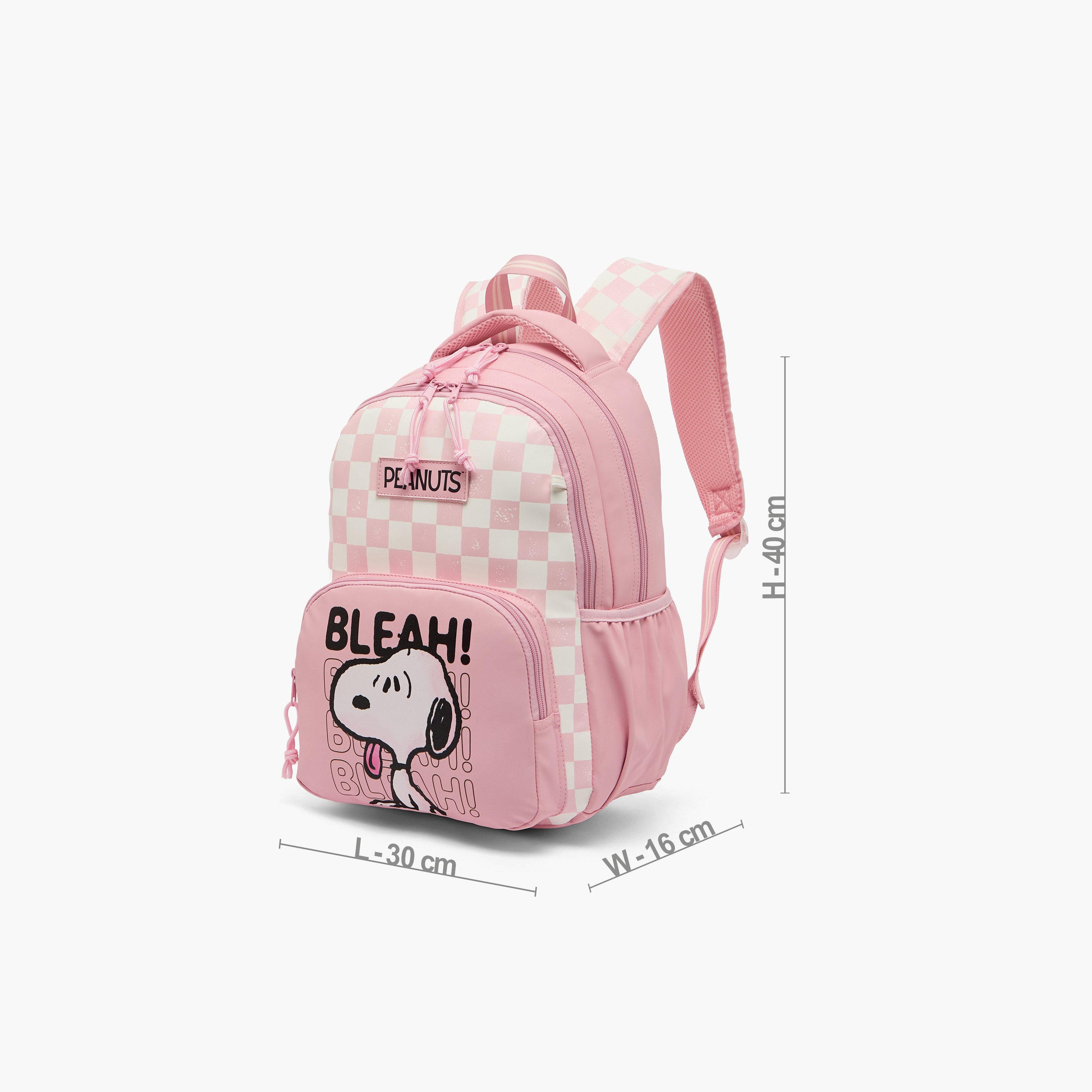 شنطة ظهر بقسم لابتوب وطبعات سنوبي للبنات 5-8 سنة من بيناتس- 16 بوصة-school-bagsandbackpacks-backpacks-image-8