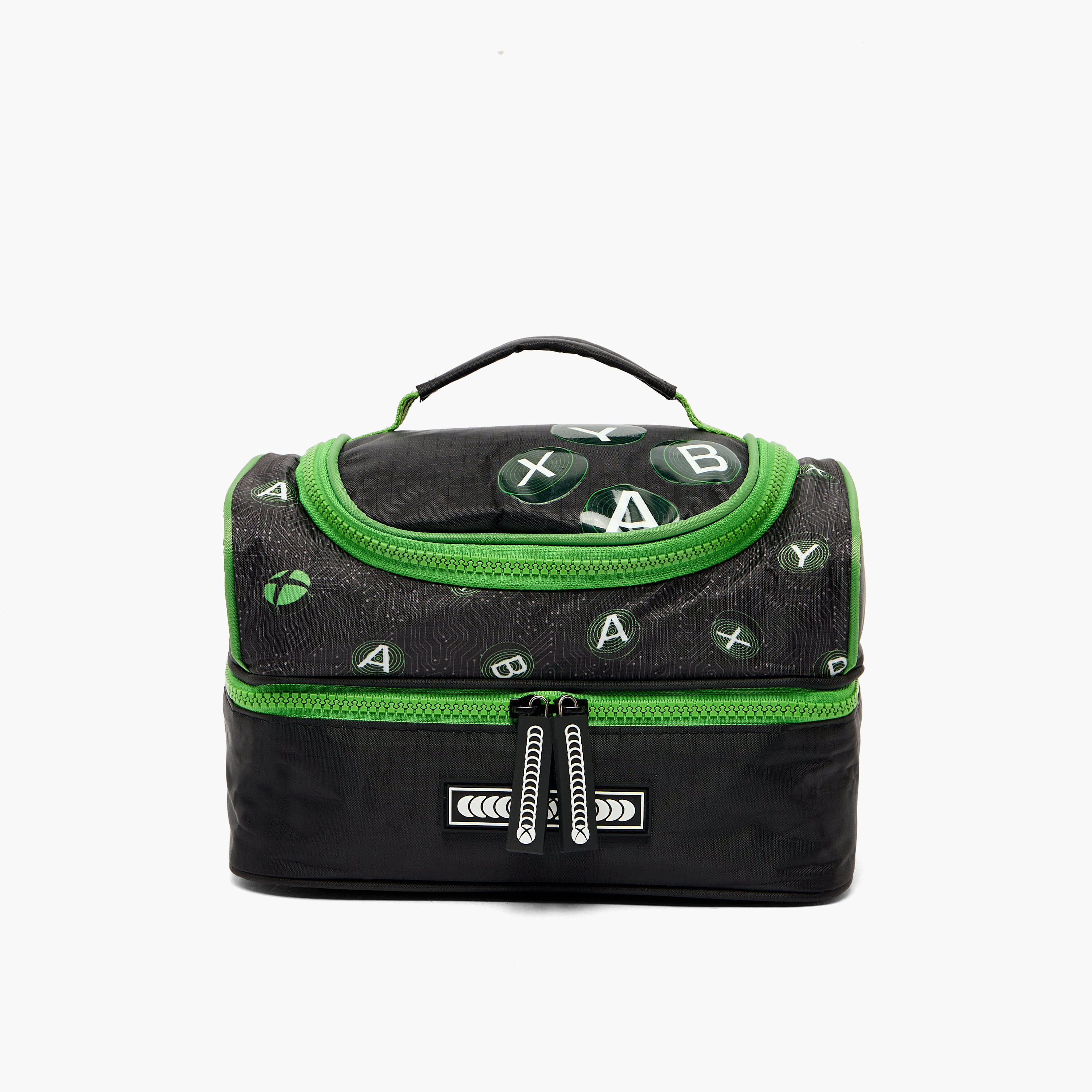 شنطة غداء بطبعة اكس بوكس للأولاد من 8-13 سنة مع مقبض علوي من مايكروسوفت-school-lunchessentials-lunchbags-image-1