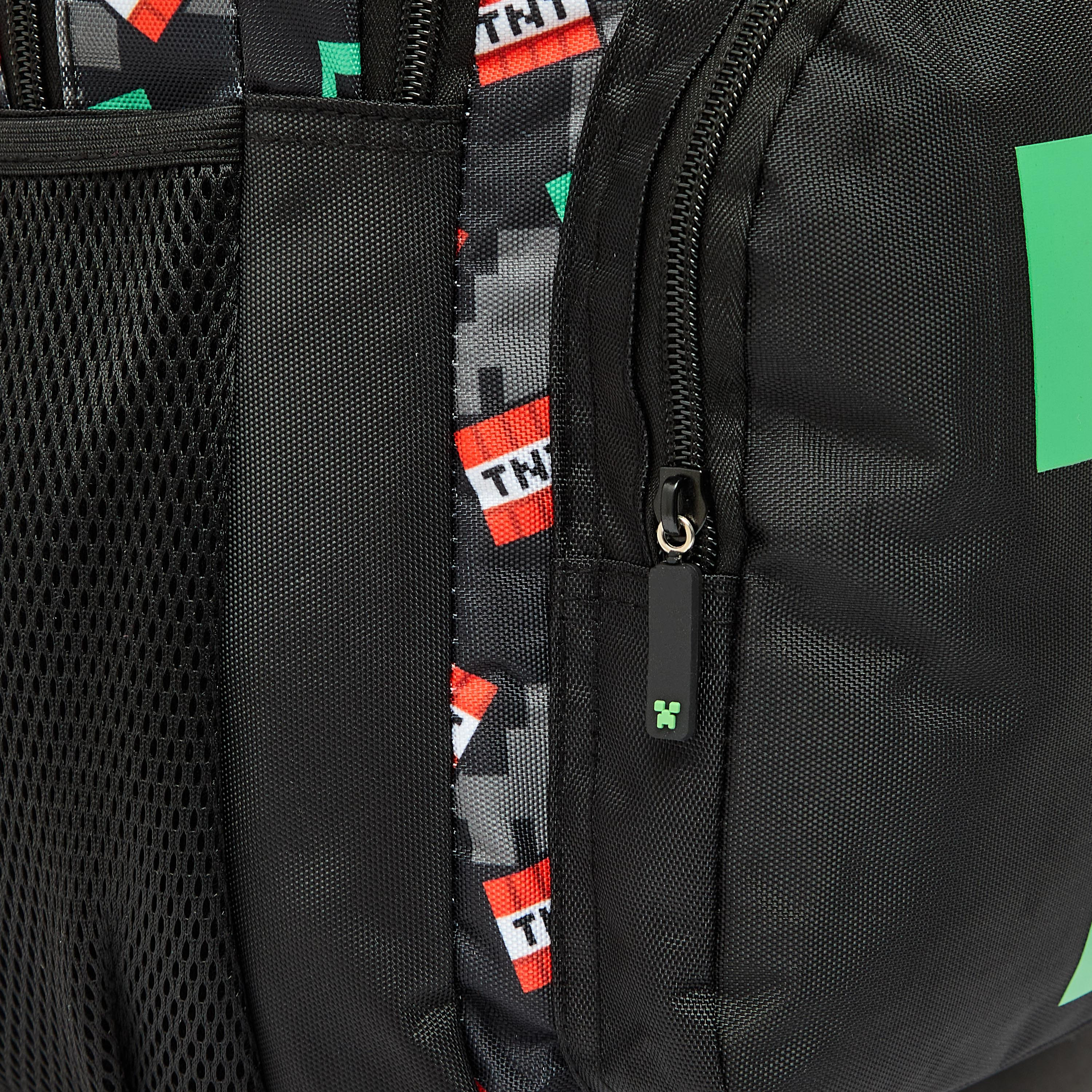 Microsoft Mojang Studios Printed Backpack for Boys 8-12 Years with Laptop Compartment - 17 inches-school-bagsandbackpacks-backpacks-image-4