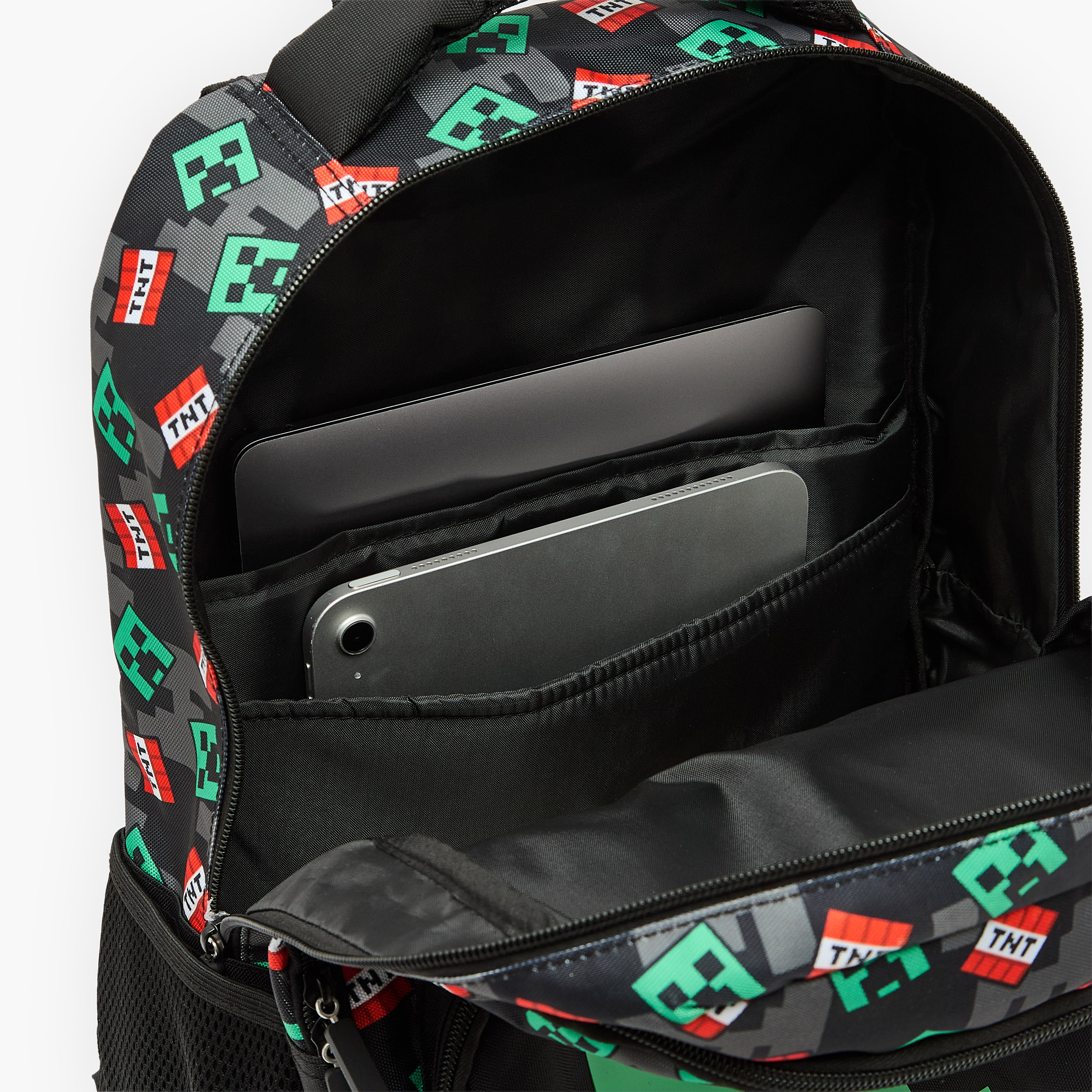Microsoft Mojang Studios Printed Backpack for Boys 8-12 Years with Laptop Compartment - 17 inches-school-bagsandbackpacks-backpacks-image-6