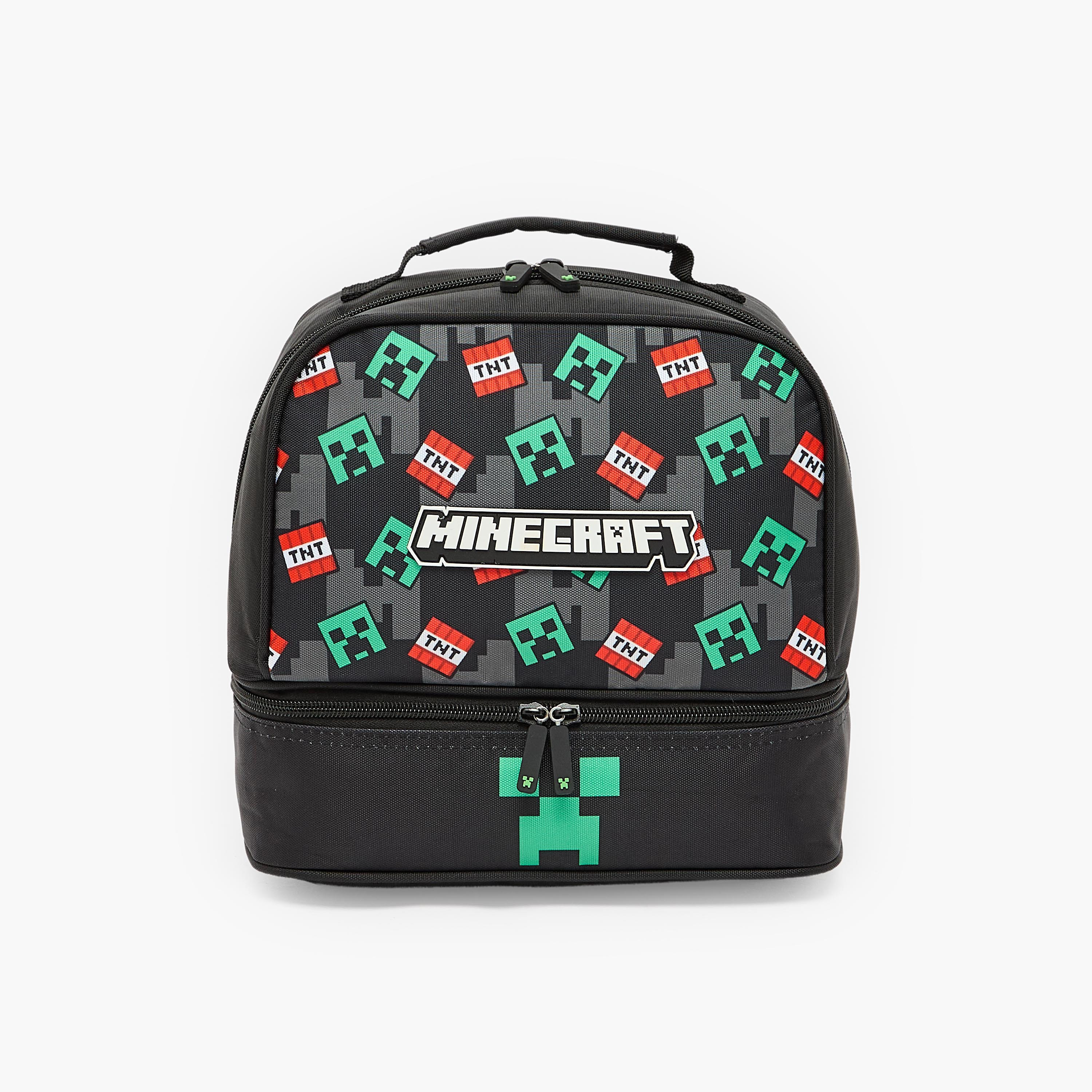 Microsoft Mojang Studios Minecraft Print Lunch Bag for Boys 8-12 Years with Insulation-school-lunchessentials-lunchbags-image-1