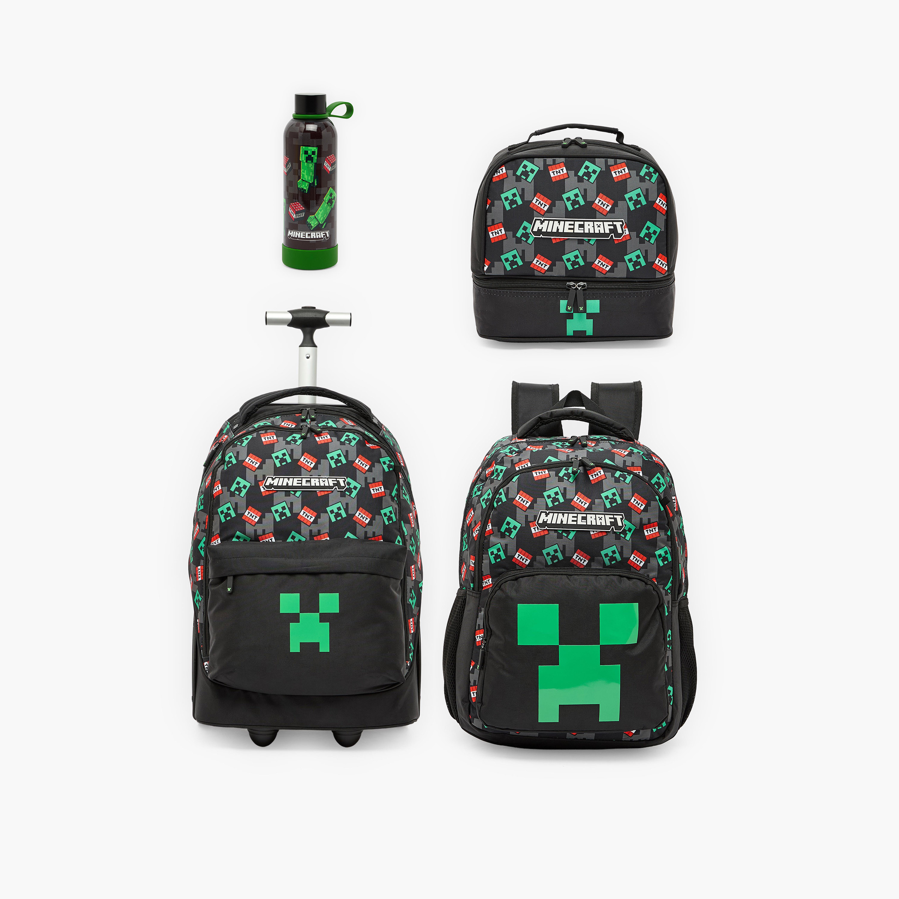 Microsoft Mojang Studios Minecraft Print Lunch Bag for Boys 8-12 Years with Insulation-school-lunchessentials-lunchbags-image-10