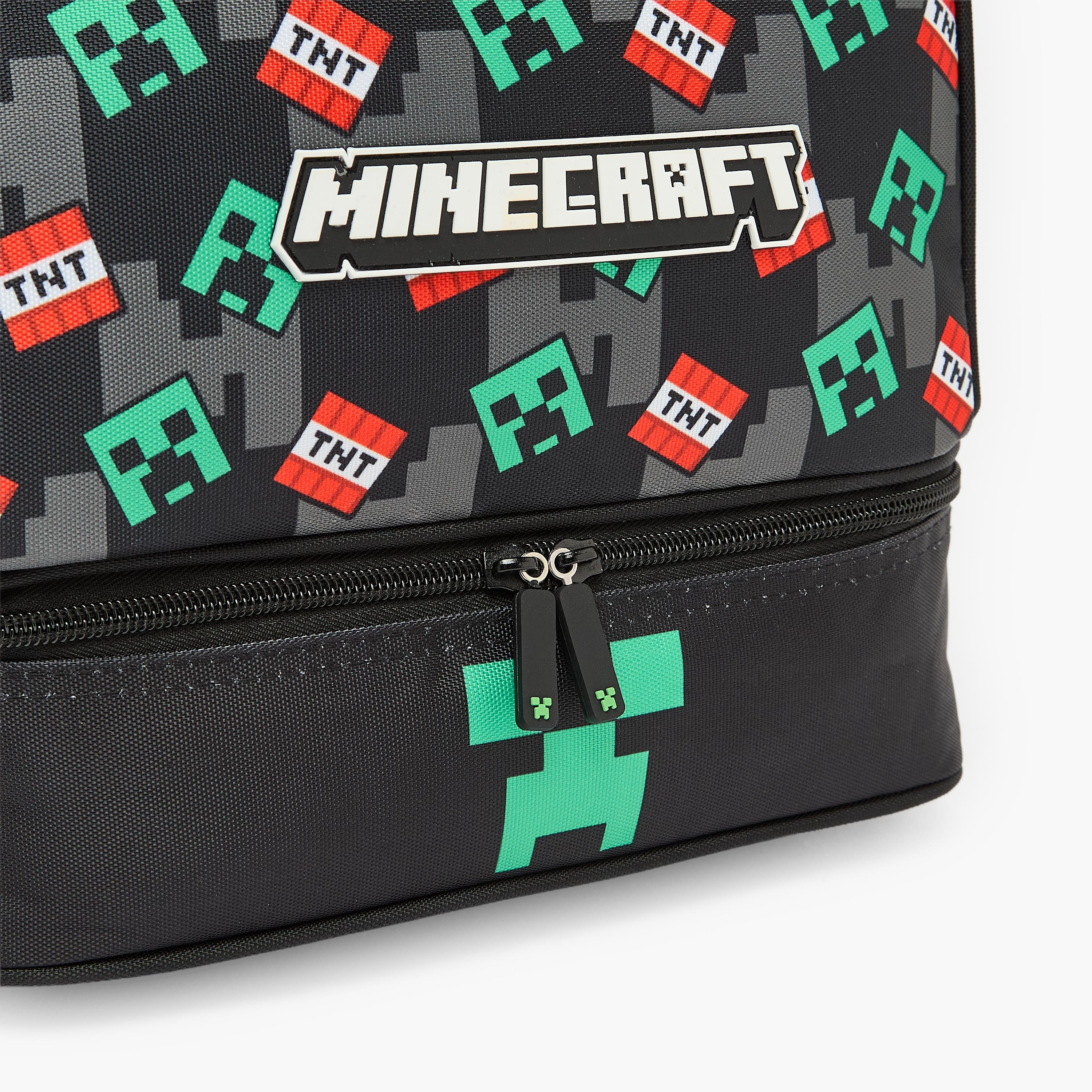 Microsoft Mojang Studios Minecraft Print Lunch Bag for Boys 8-12 Years with Insulation-school-lunchessentials-lunchbags-image-6