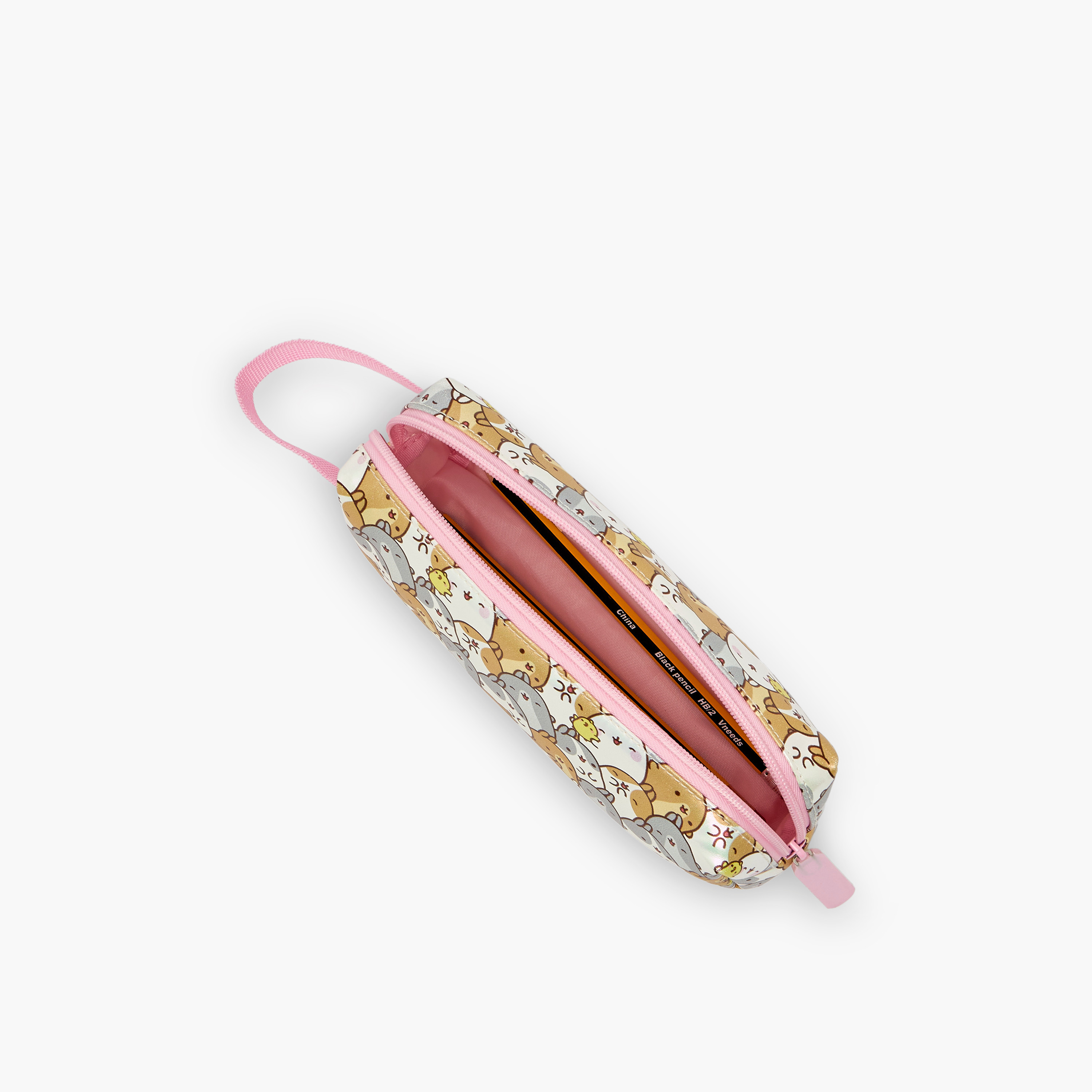 مقلمة بسحاب إغلاق وطبعات مولانج من ميليايمدجز-school-stationery-pencilcases-image-8