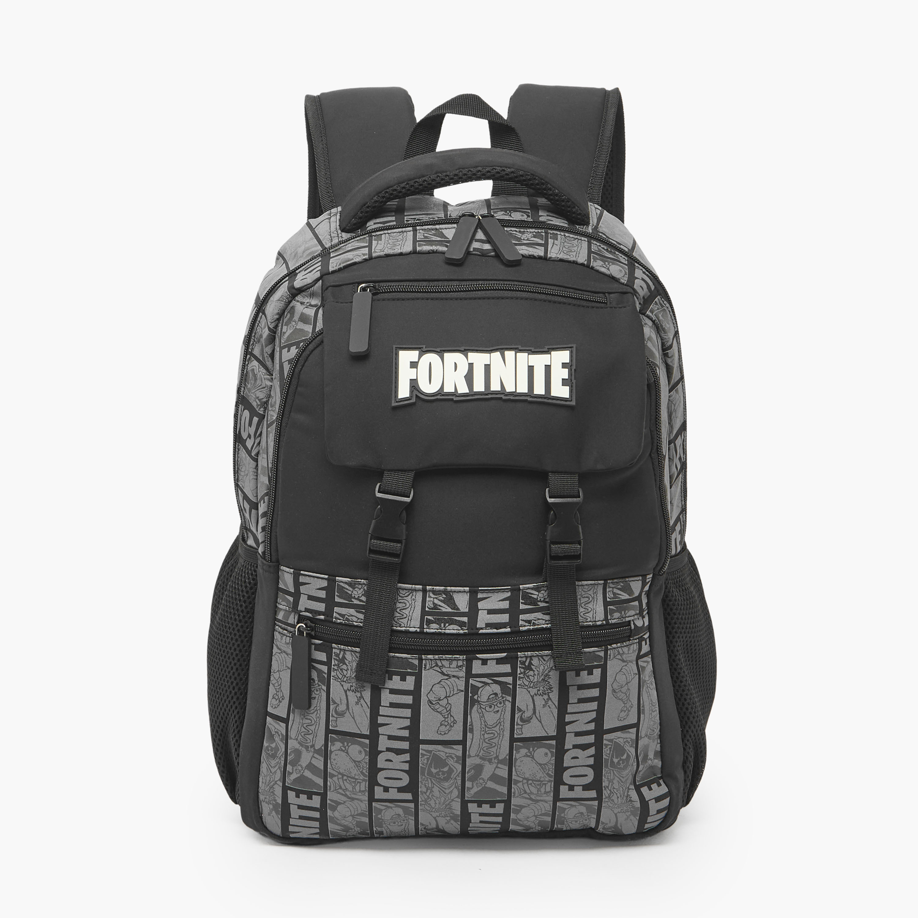 EPIC Fortnite Print Backpack for Boys 8-13 Years with Adjustable Shoulder Straps - 17 inches-school-bagsandbackpacks-backpacks-image-1
