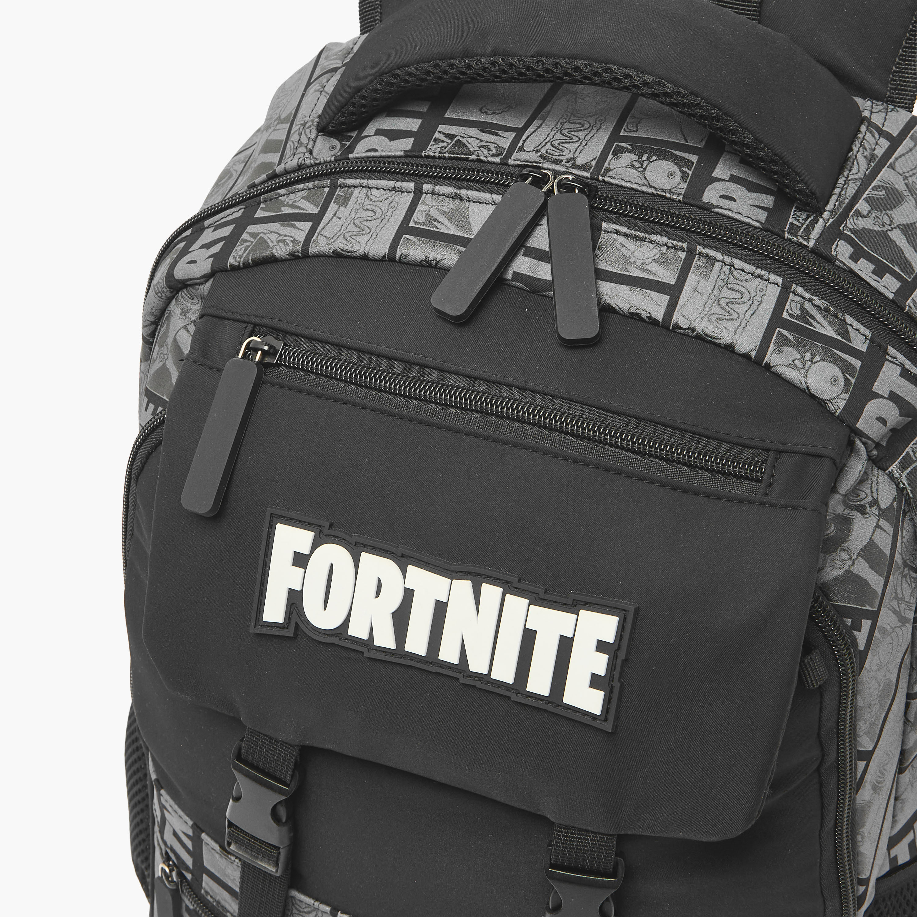 EPIC Fortnite Print Backpack for Boys 8-13 Years with Adjustable Shoulder Straps - 17 inches-school-bagsandbackpacks-backpacks-image-4