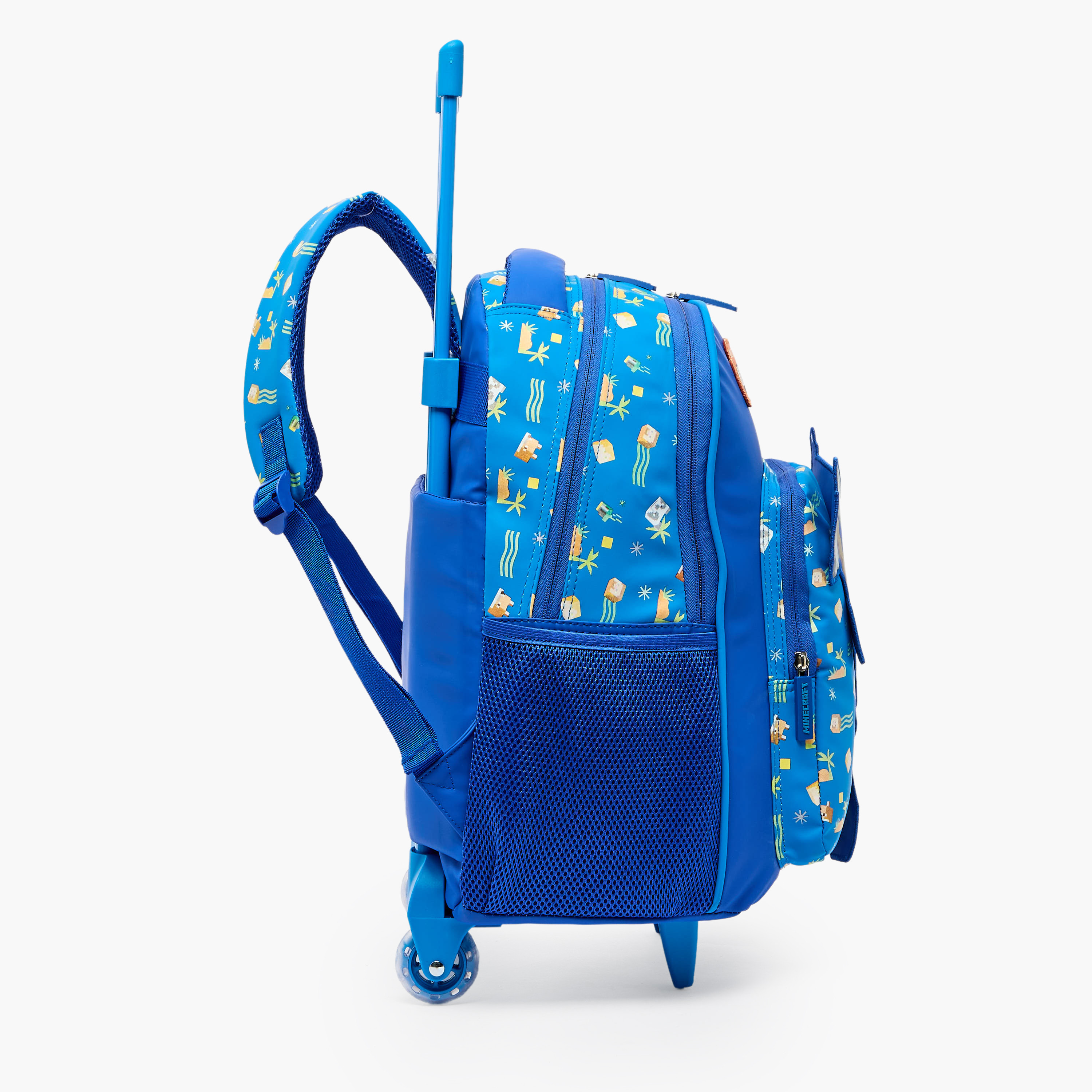 Microsoft Mojang Studios Minecraft Print Trolley Bag for Boys 5-8 Years with Wheels - 16 inches-school-bagsandbackpacks-trolleybags-image-9