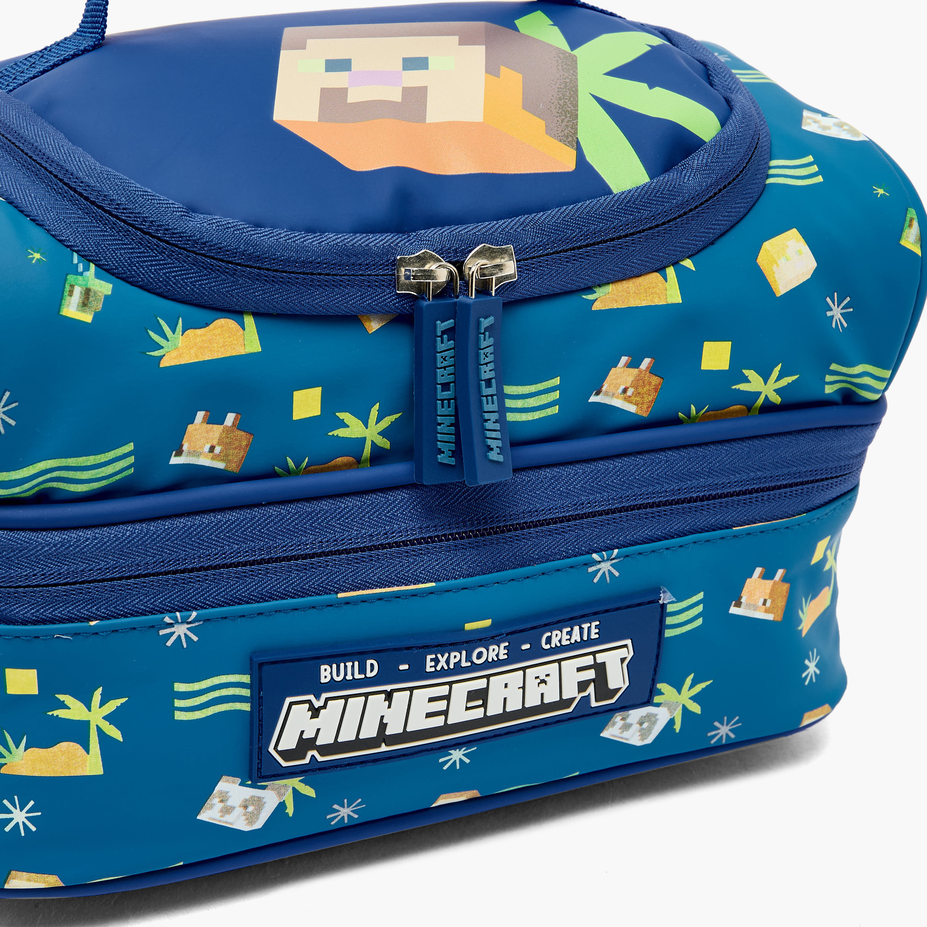 Microsoft Mojang Studios Minecraft Print Lunch Bag for Boys 5-8 Years with Top Handle-school-lunchessentials-lunchbags-image-4
