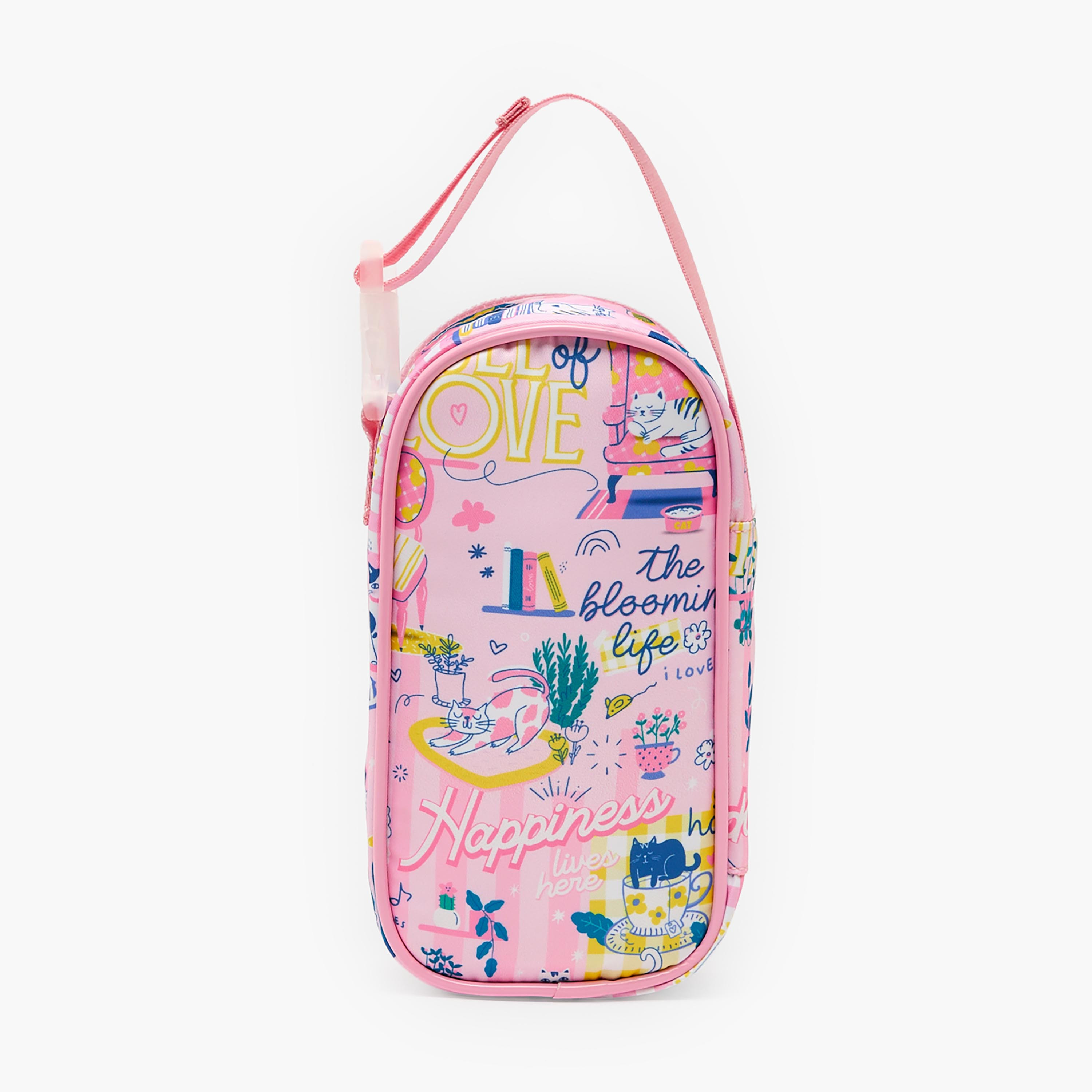 مقلمة بطبعات قطط بسحّاب إغلاق من جونيورز-school-stationery-pencilcases-image-4