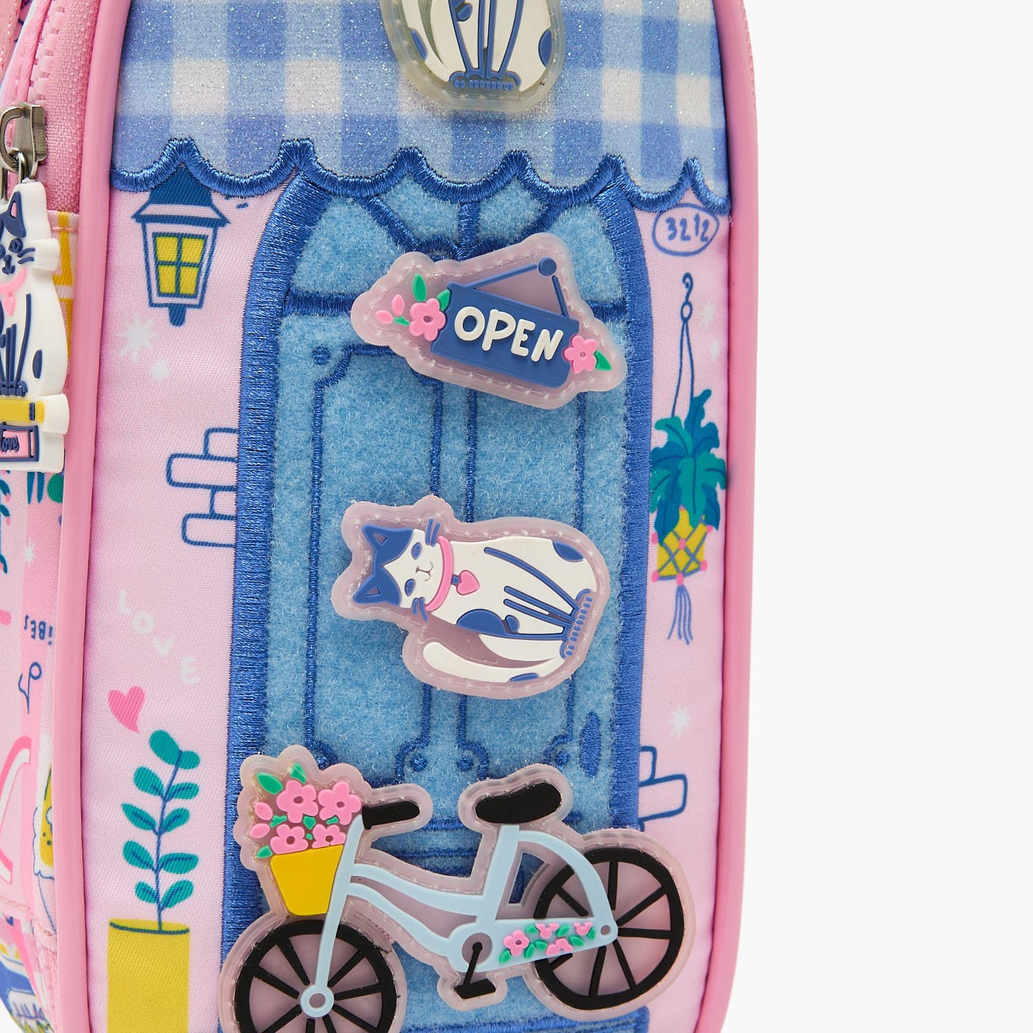 مقلمة بطبعات قطط بسحّاب إغلاق من جونيورز-school-stationery-pencilcases-image-5