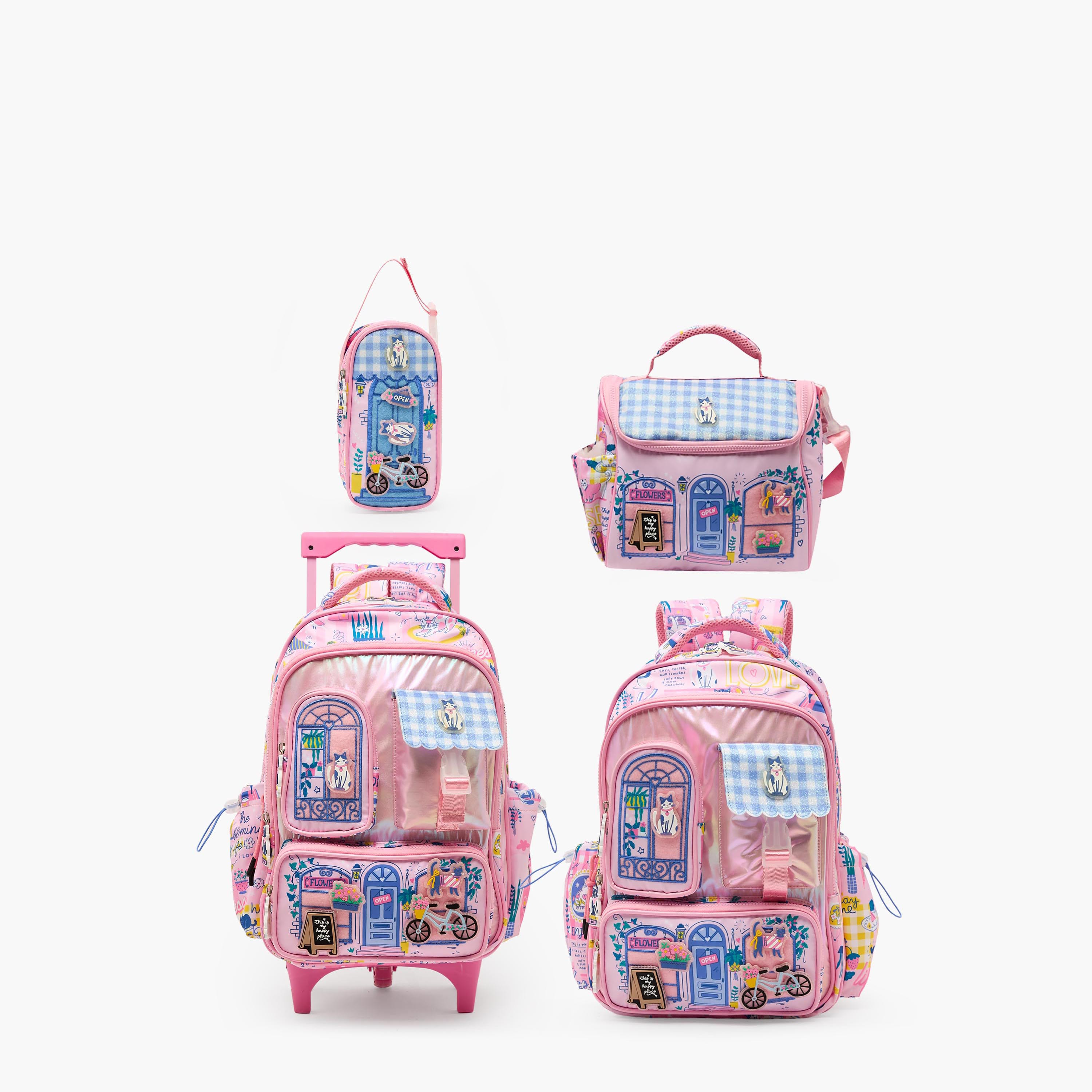 مقلمة بطبعات قطط بسحّاب إغلاق من جونيورز-school-stationery-pencilcases-image-8
