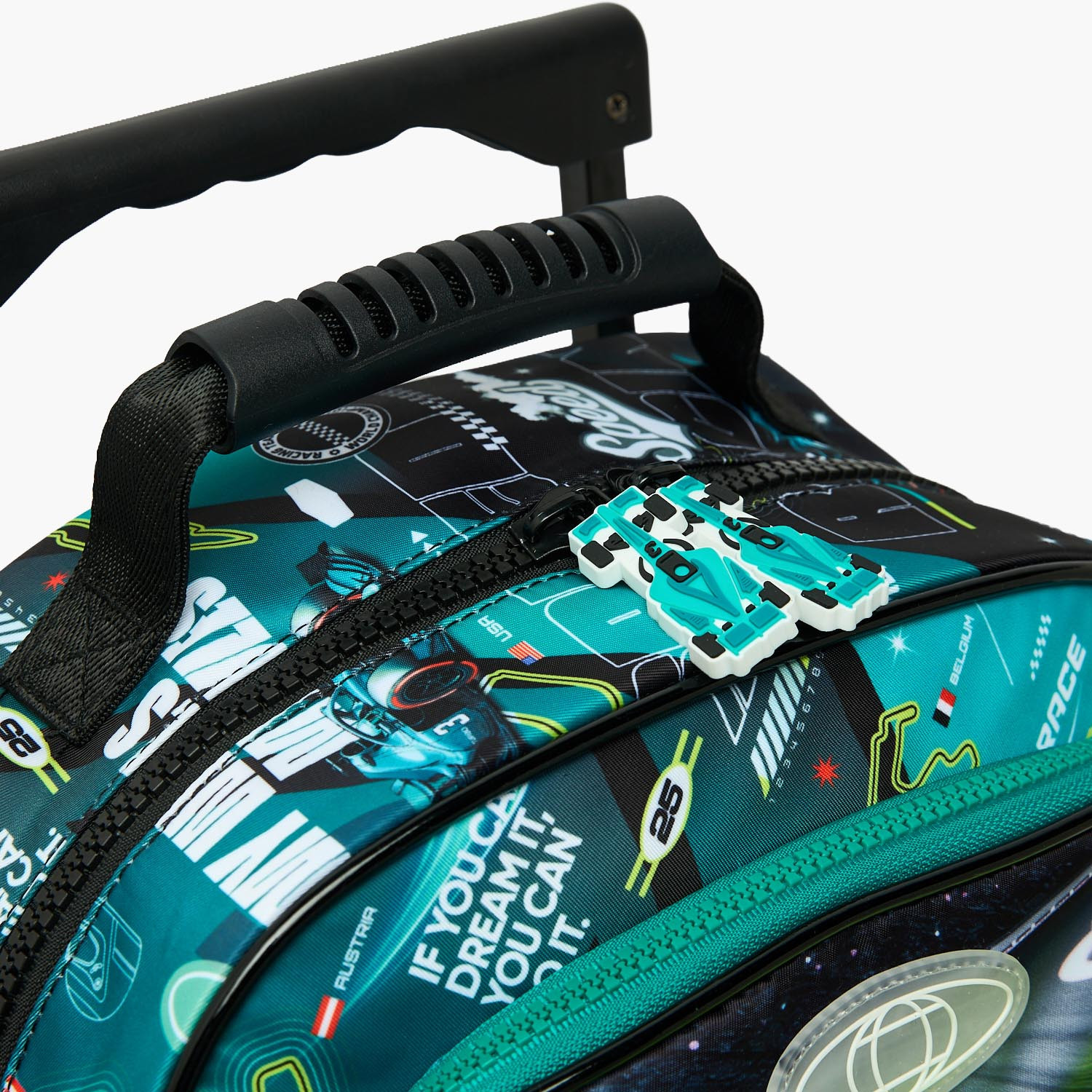 Juniors Cars Print Trolley Bag for Boys 5-8 Years with Durable Wheels - 16 inches-school-bagsandbackpacks-trolleybags-image-6