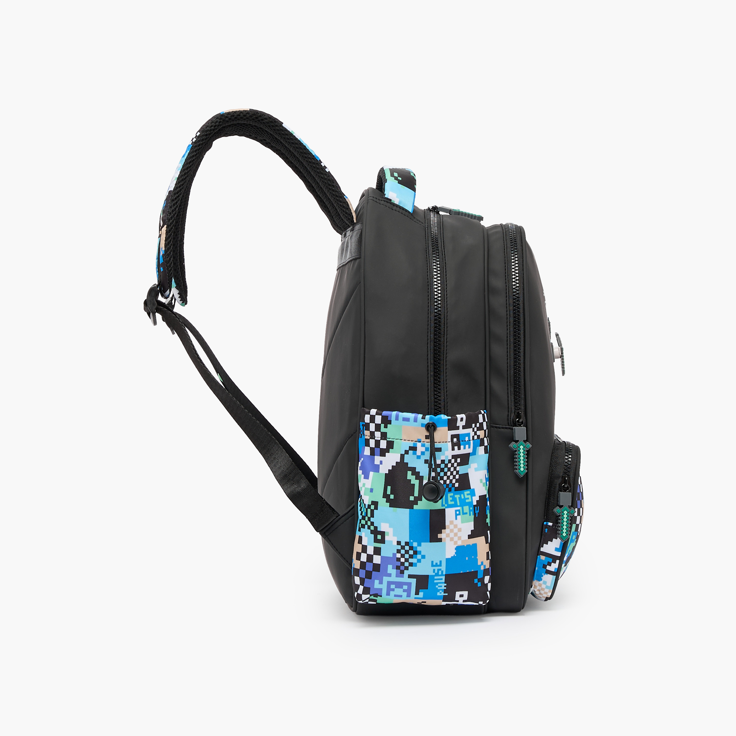 شنطة ظهر بجيب لابتوب وطبعات ألعاب للأولاد بعمر 5-8 سنوات من جونيورز - 15 بوصة-school-bagsandbackpacks-backpacks-image-7
